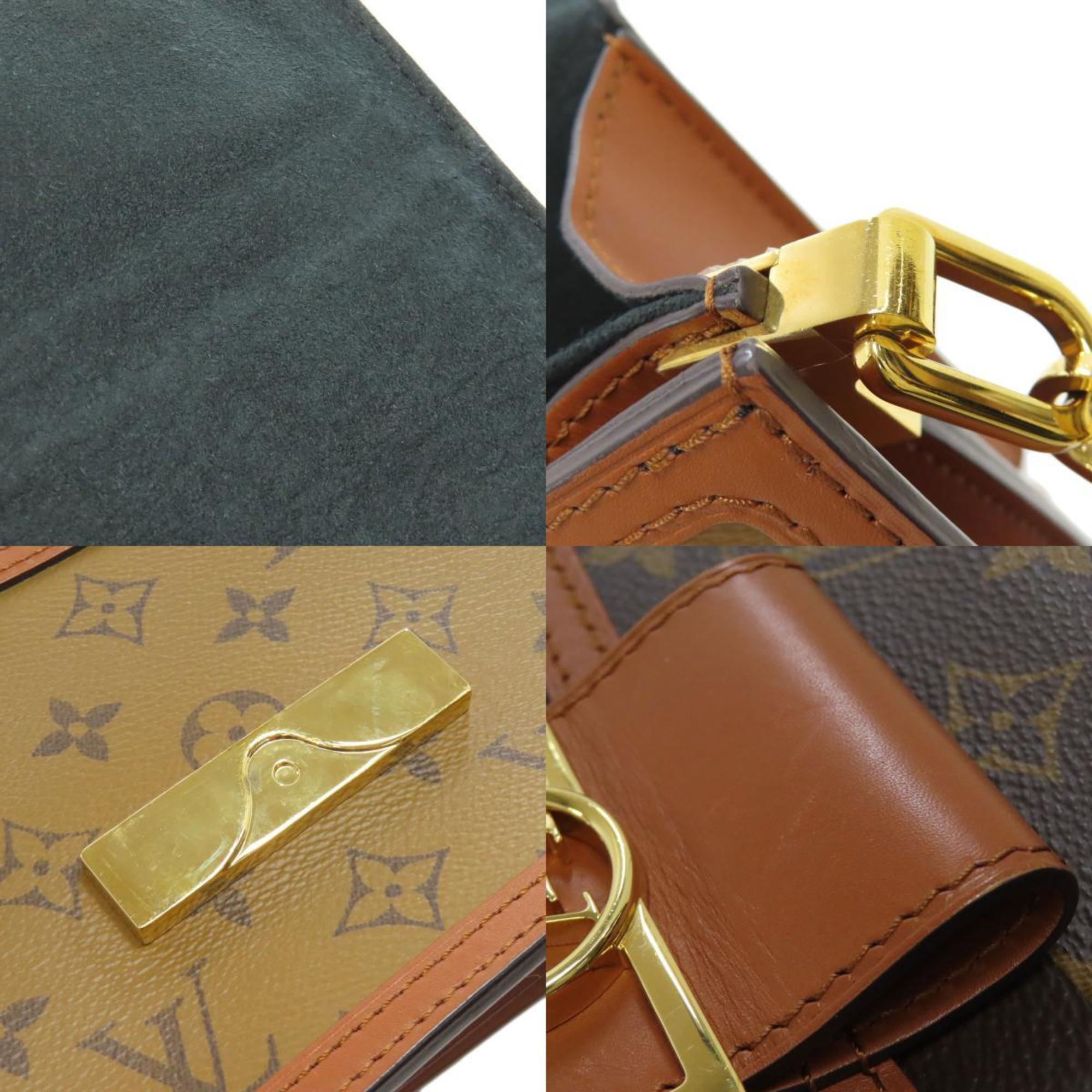 Louis Vuitton Brown Monogram Reverse Shoulder Bag (Pre-Owned)