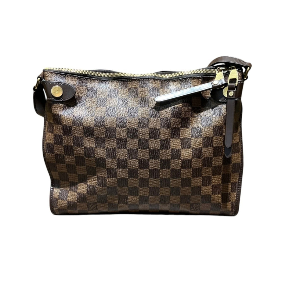 Louis Vuitton Brown Damier Canvas Galle Damier Canvas Shoulder Bag (Pre-Owned)