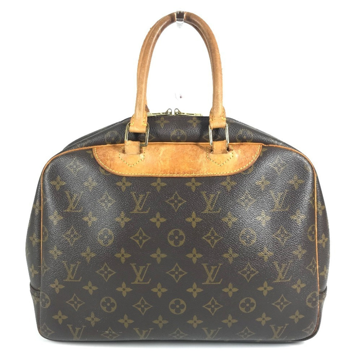 Louis Vuitton Brown Monogram Canvas Boston Bag Handbag Tote Bag (Pre-Owned)