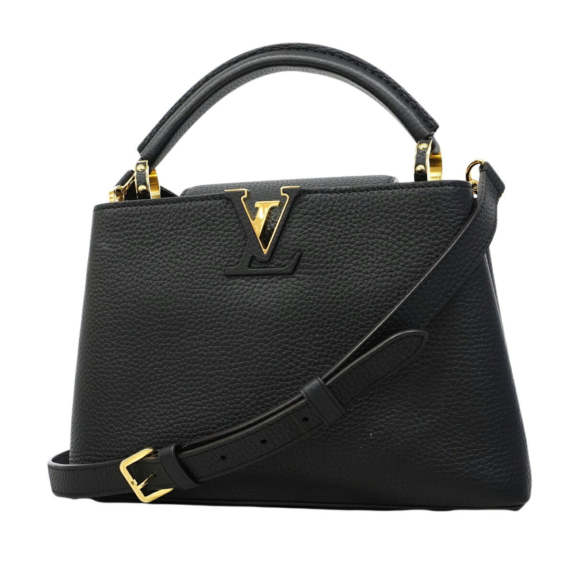 Louis Vuitton Noir Handbag (Pre-Owned)