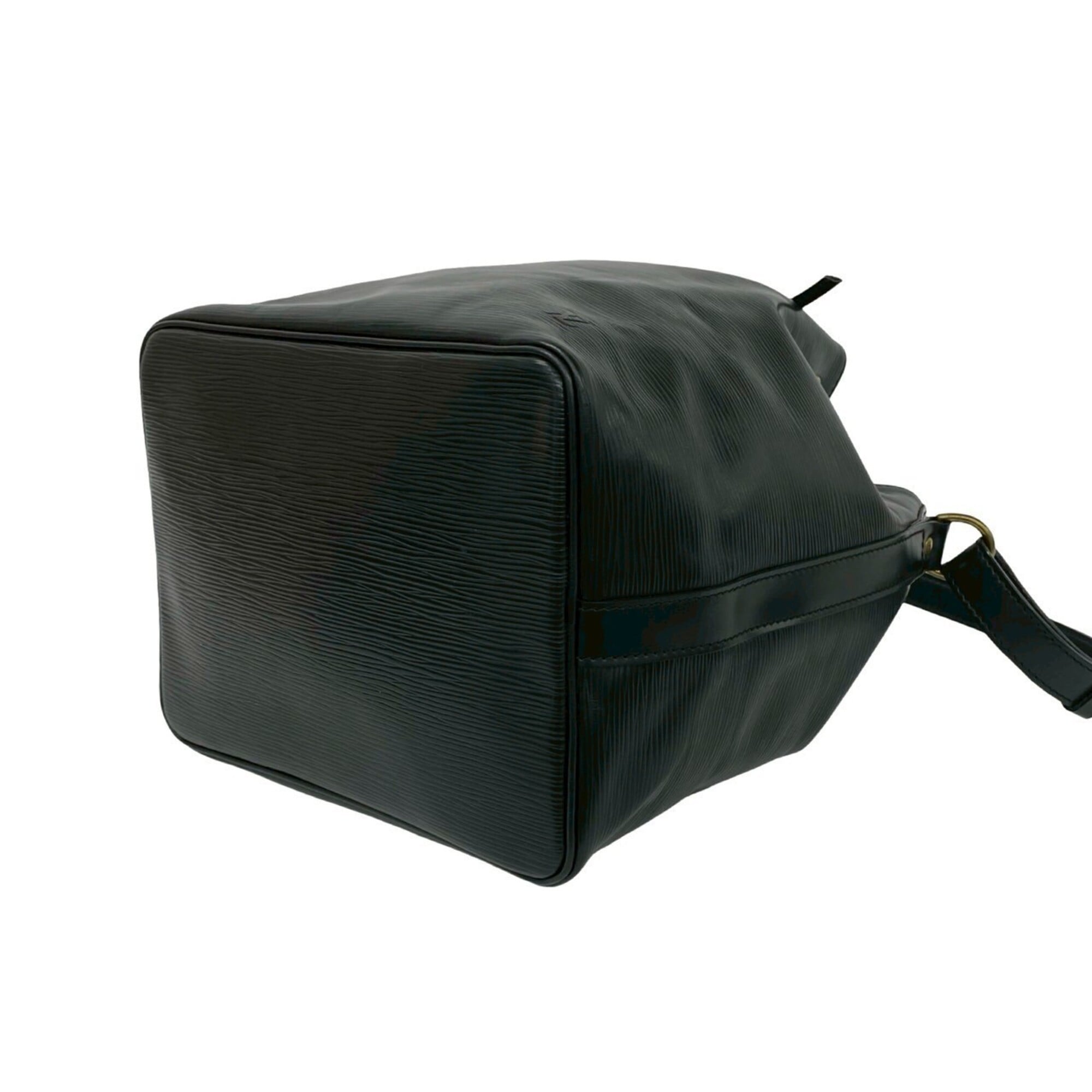 Louis Vuitton Black Leather Shoulder Bag (Pre-Owned)