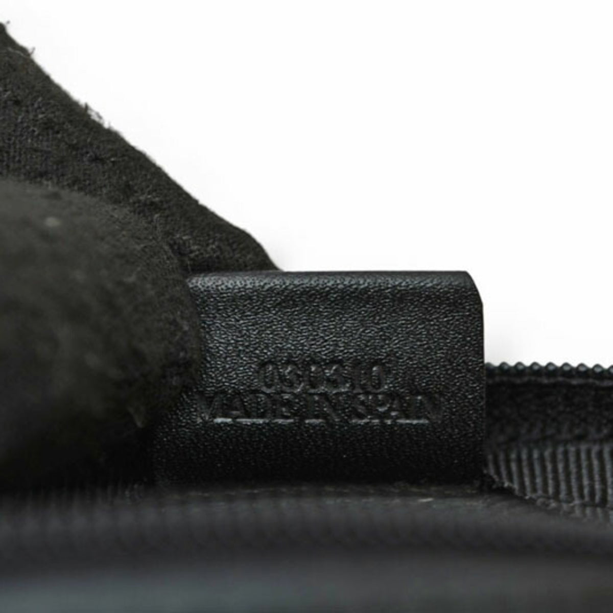 Loewe Beige Black Canvas Pouch (Pre-Owned)