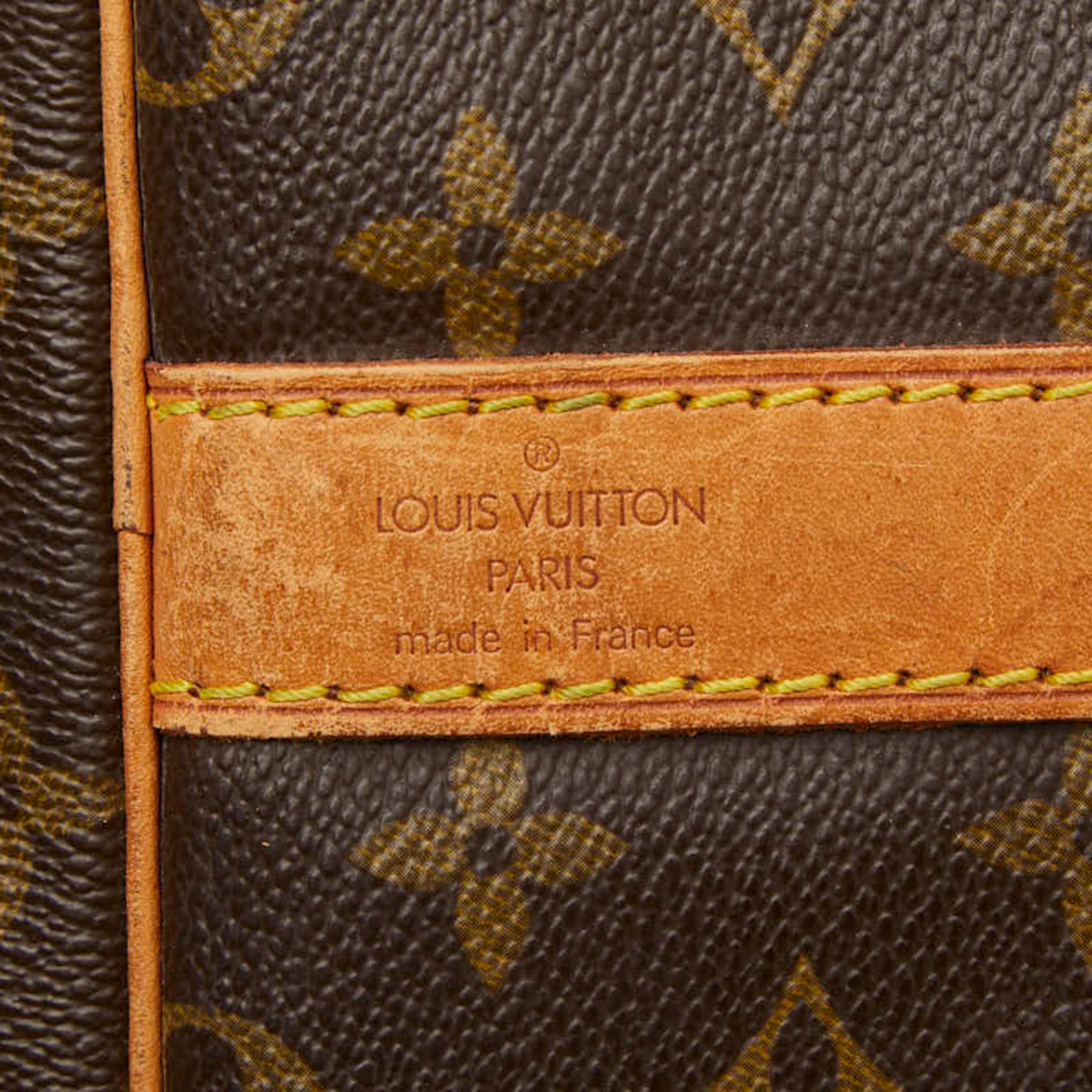 Louis Vuitton Brown Pvc Leather Boston Bag Shoulder Bag (Pre-Owned)