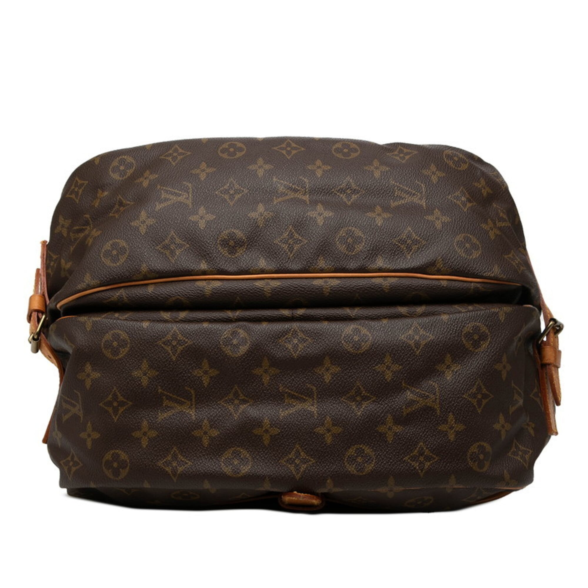 Louis Vuitton Brown Pvc Leather Shoulder Bag (Pre-Owned)