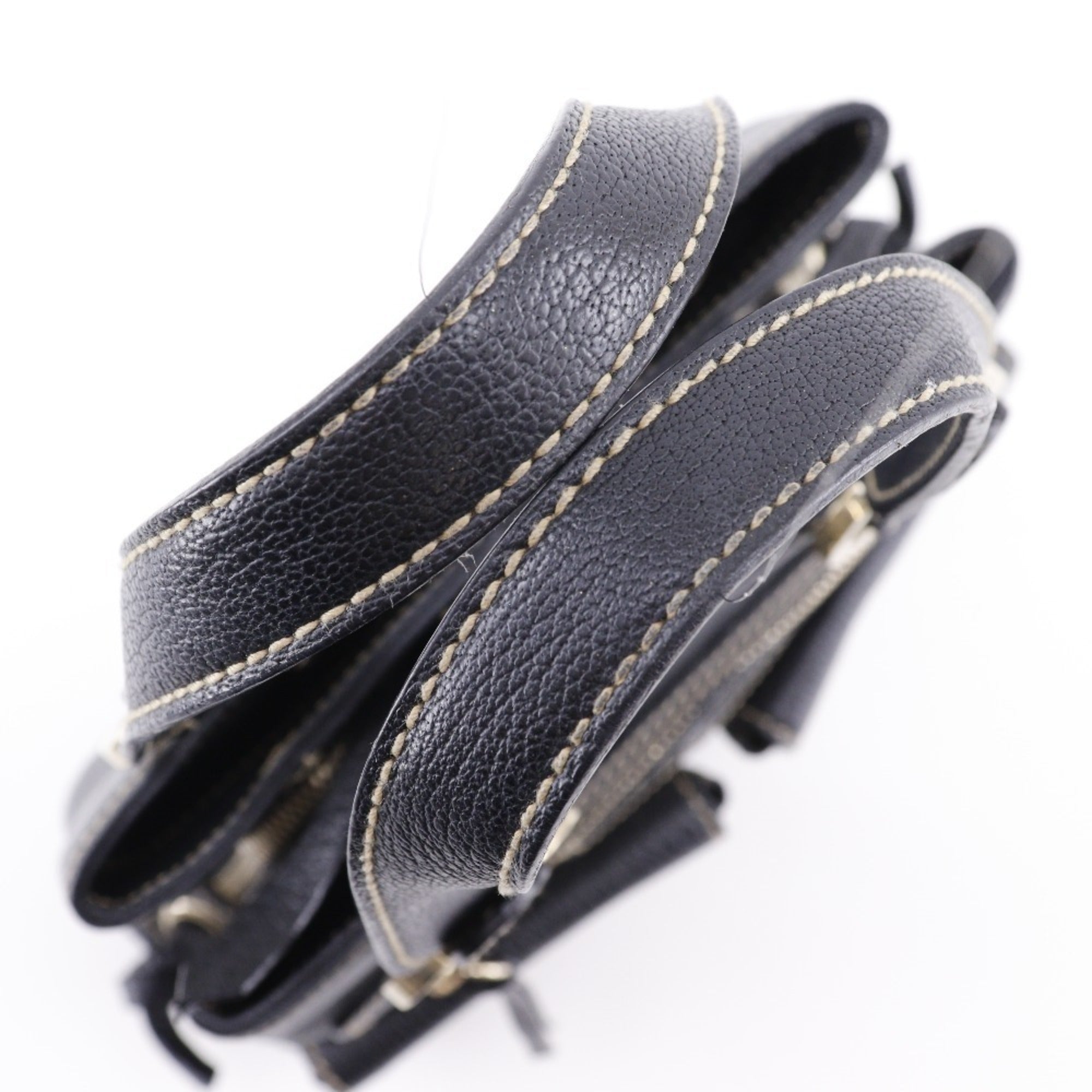Bvlgari Black Leather Handbag (Pre-Owned)