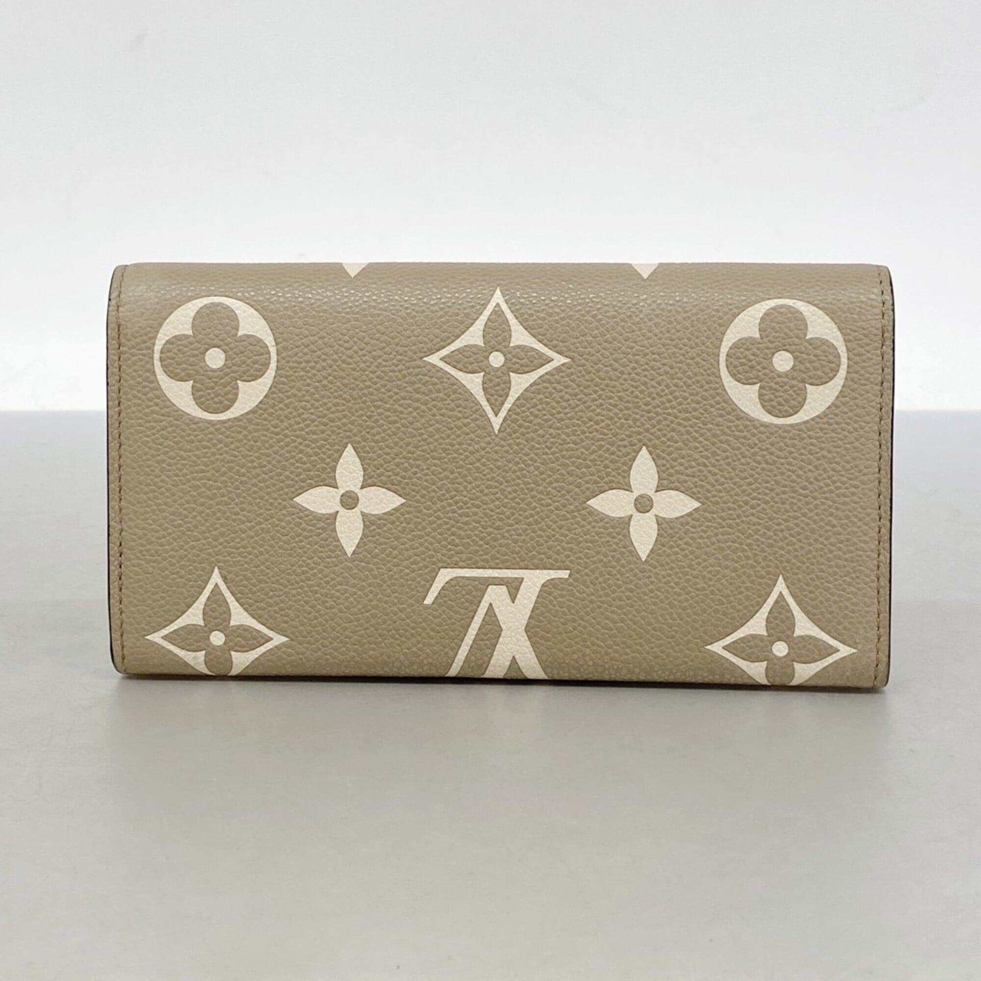 Louis Vuitton Cream Tourterelle Long Wallet (Bi-Fold) (Pre-Owned)