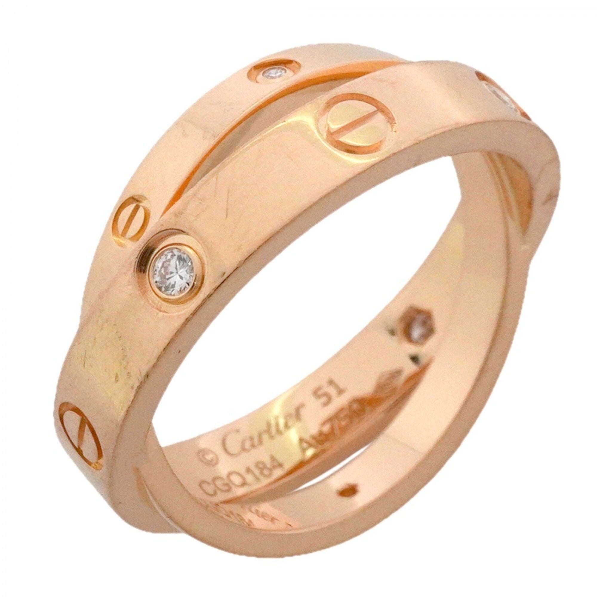 Cartier Pink Gold (18K) Band Ring (Pre-Owned)