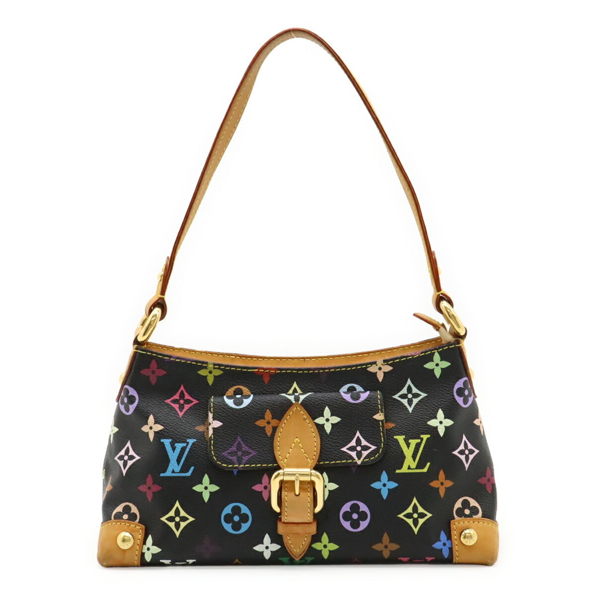 Louis Vuitton Noir Monogram Canvas Handbag Shoulder Bag (Pre-Owned)