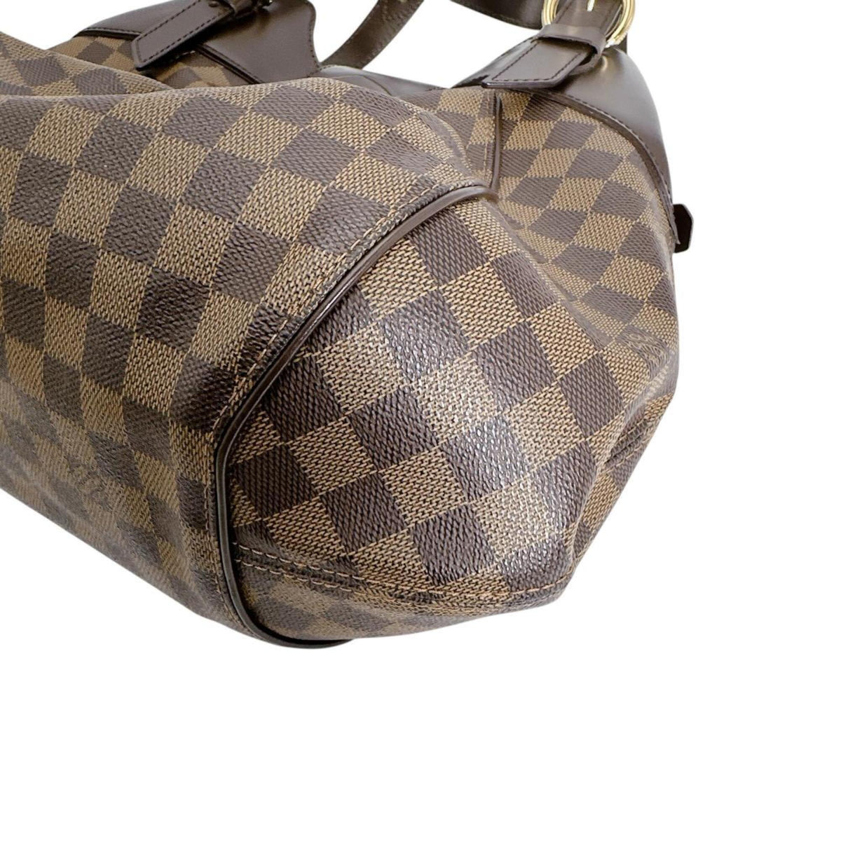 Louis Vuitton Damier Brown Damier Canvas Handbag Tote Bag (Pre-Owned)