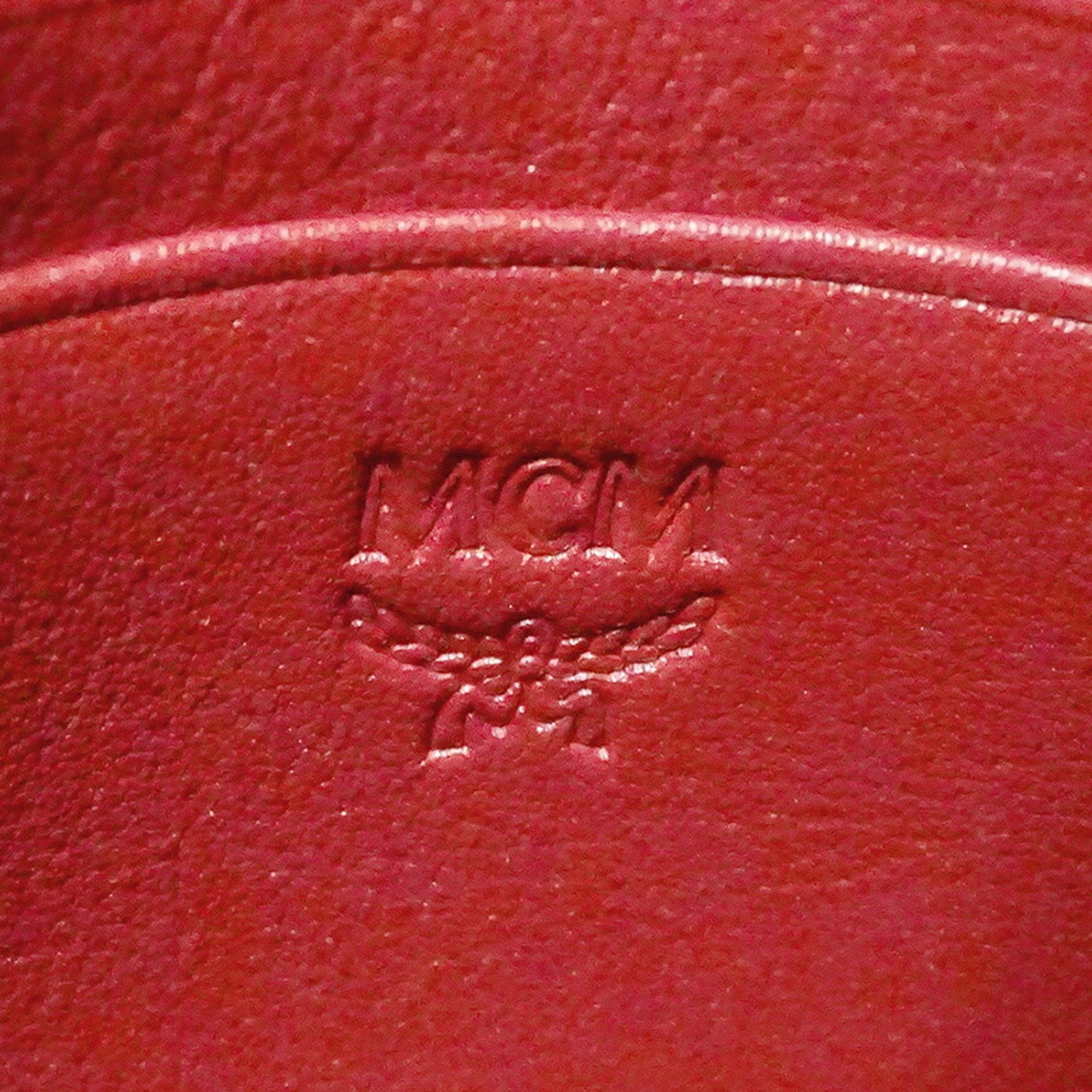 Mcm Navy Black Wool Leather Shoulder Bag (Pre-Owned)