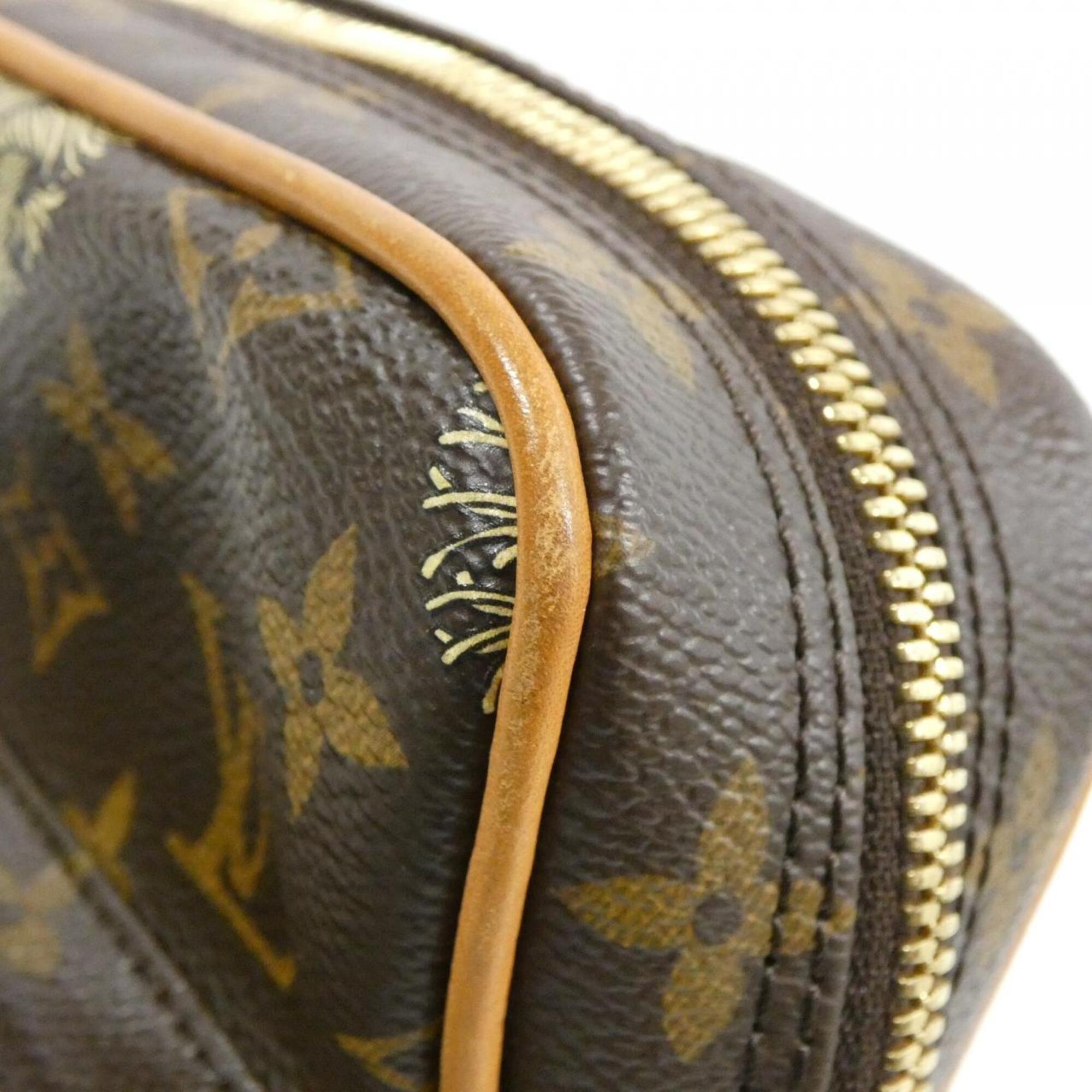 Louis Vuitton Brown Coated Canvas Shoulder Bag (Pre-Owned)