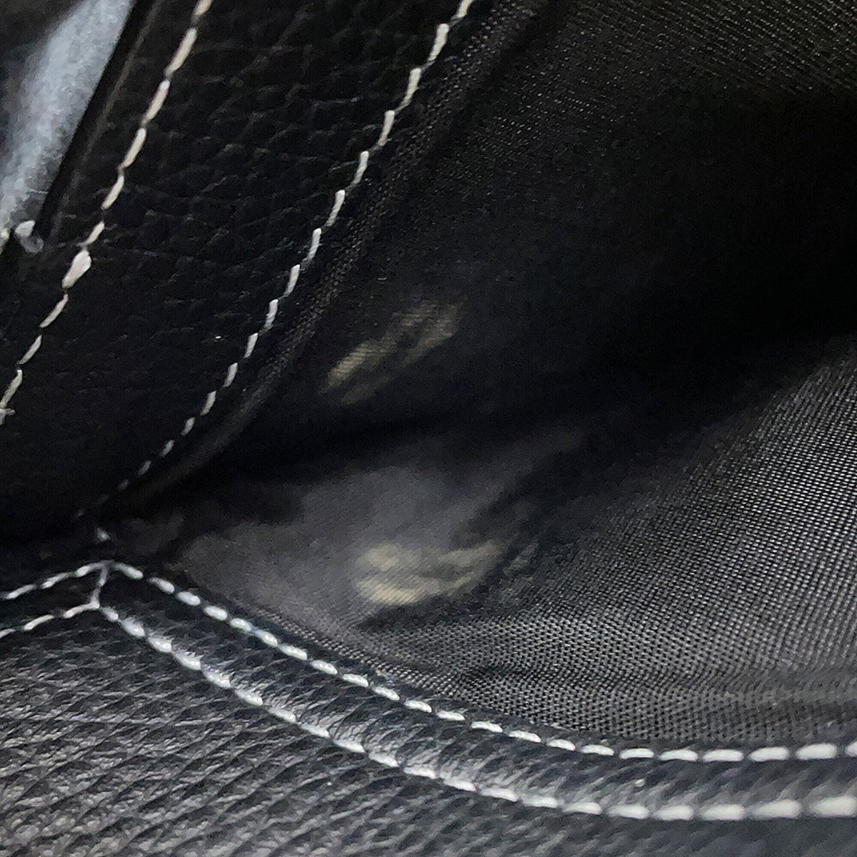 Christian Dior Black Leather Clutch Bag Handbag Saddle Bag (Pre-Owned)
