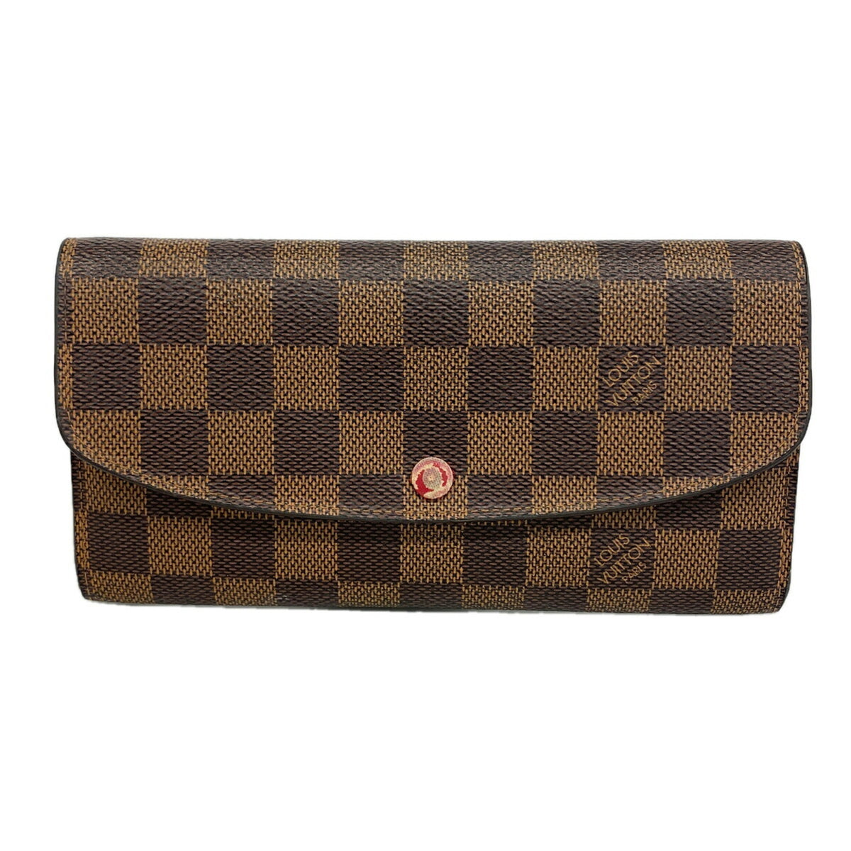 Louis Vuitton Ebene Rouge Long Wallet (Bi-Fold) (Pre-Owned)