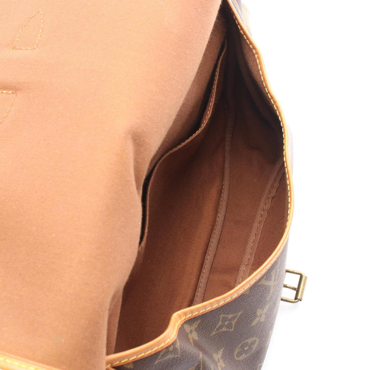 Louis Vuitton Brown Pvc Coated Canvas Monogram Leather Handbag Shoulder Bag (Pre-Owned)