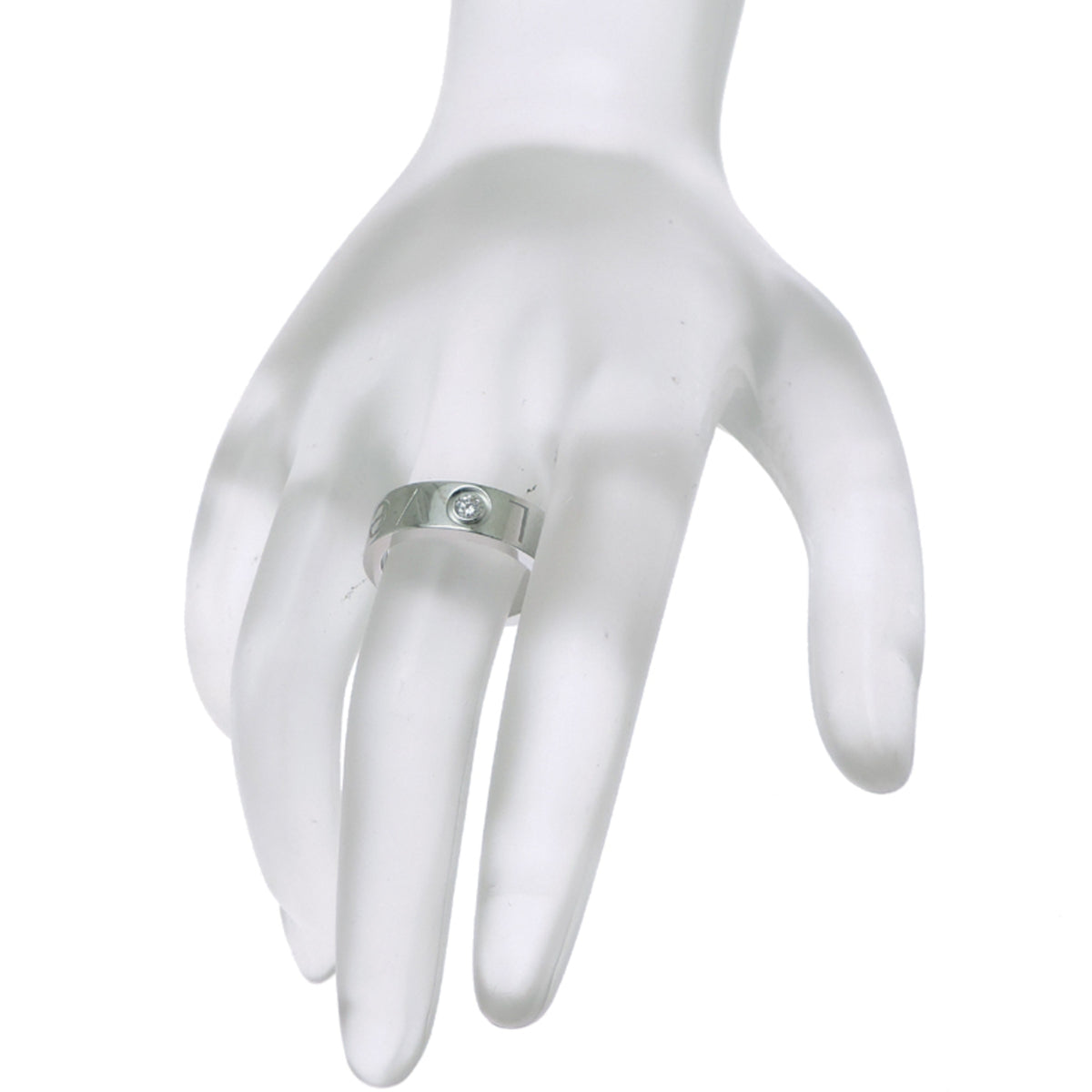 Cartier White Gold (18K) Band Ring (Pre-Owned)