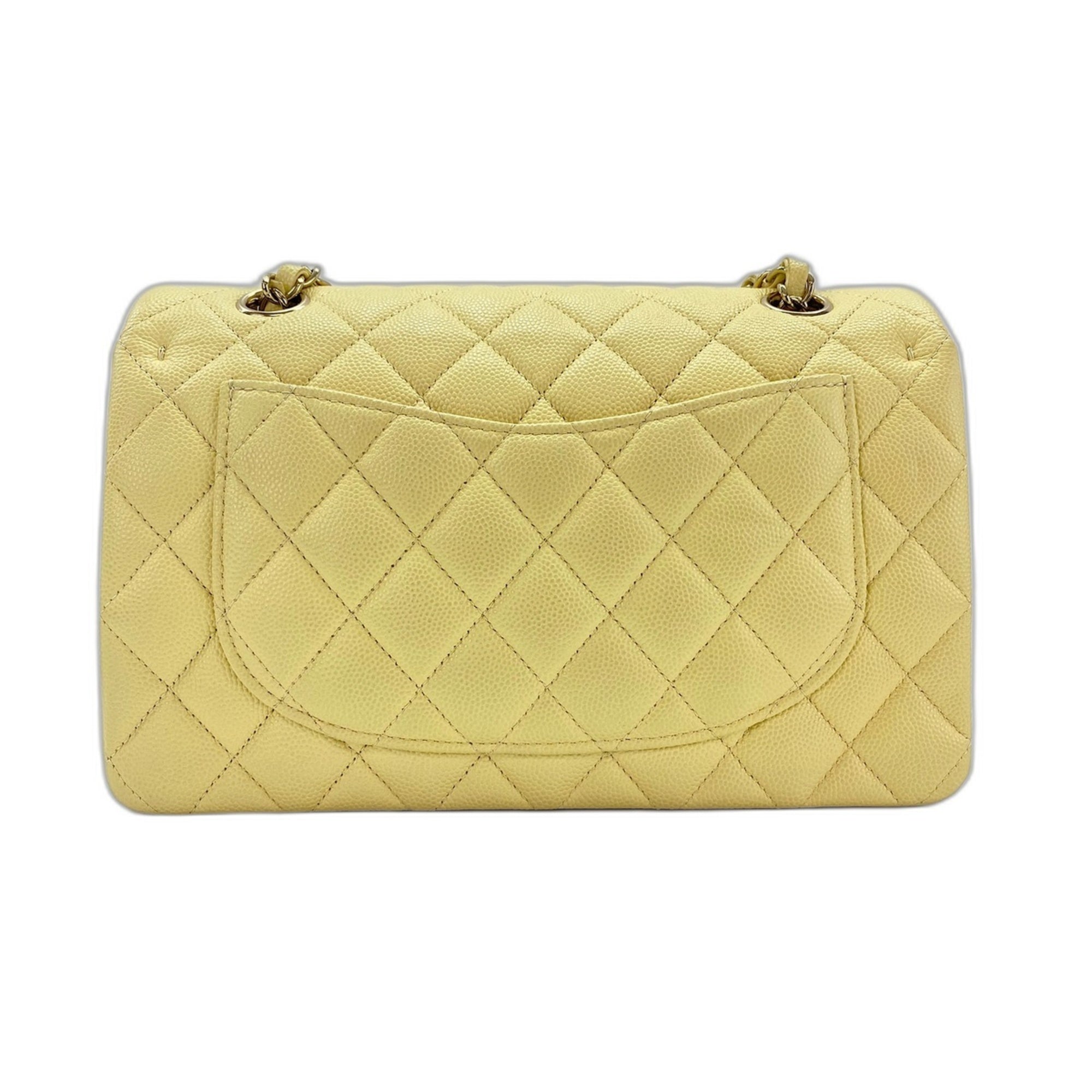 Chanel Matelasse Yellow Shoulder Bag (Pre-Owned)