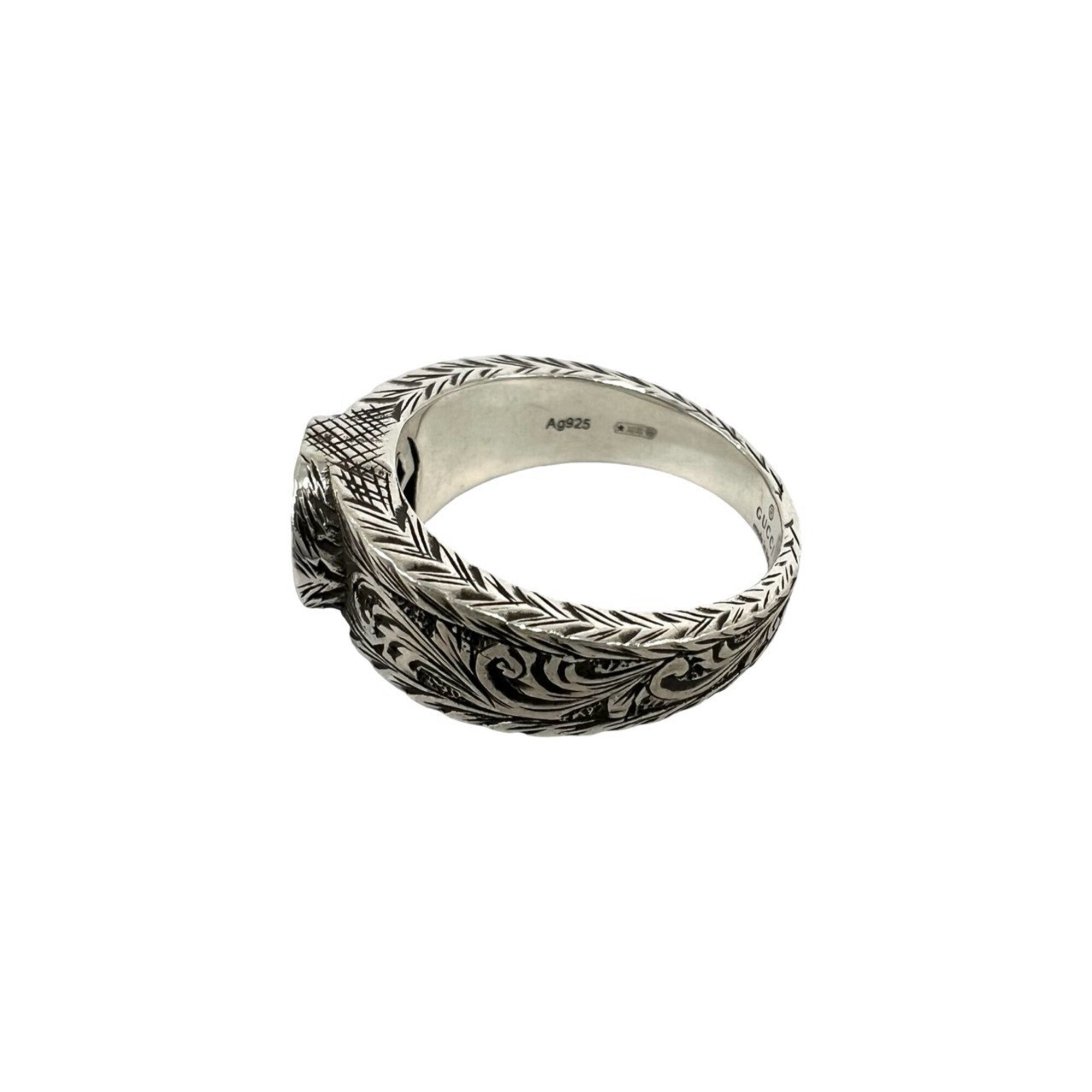 Gucci Silver Silver 925 Band Ring (Pre-Owned)