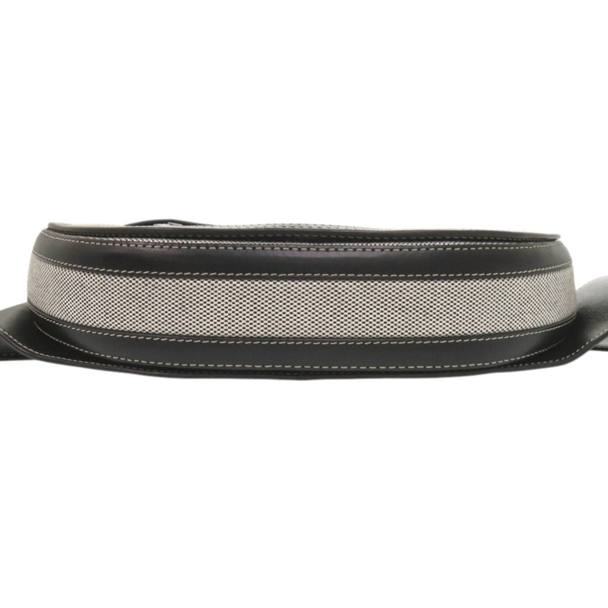 Burberry Black Canvas Leather Fanny Pack (Pre-Owned)