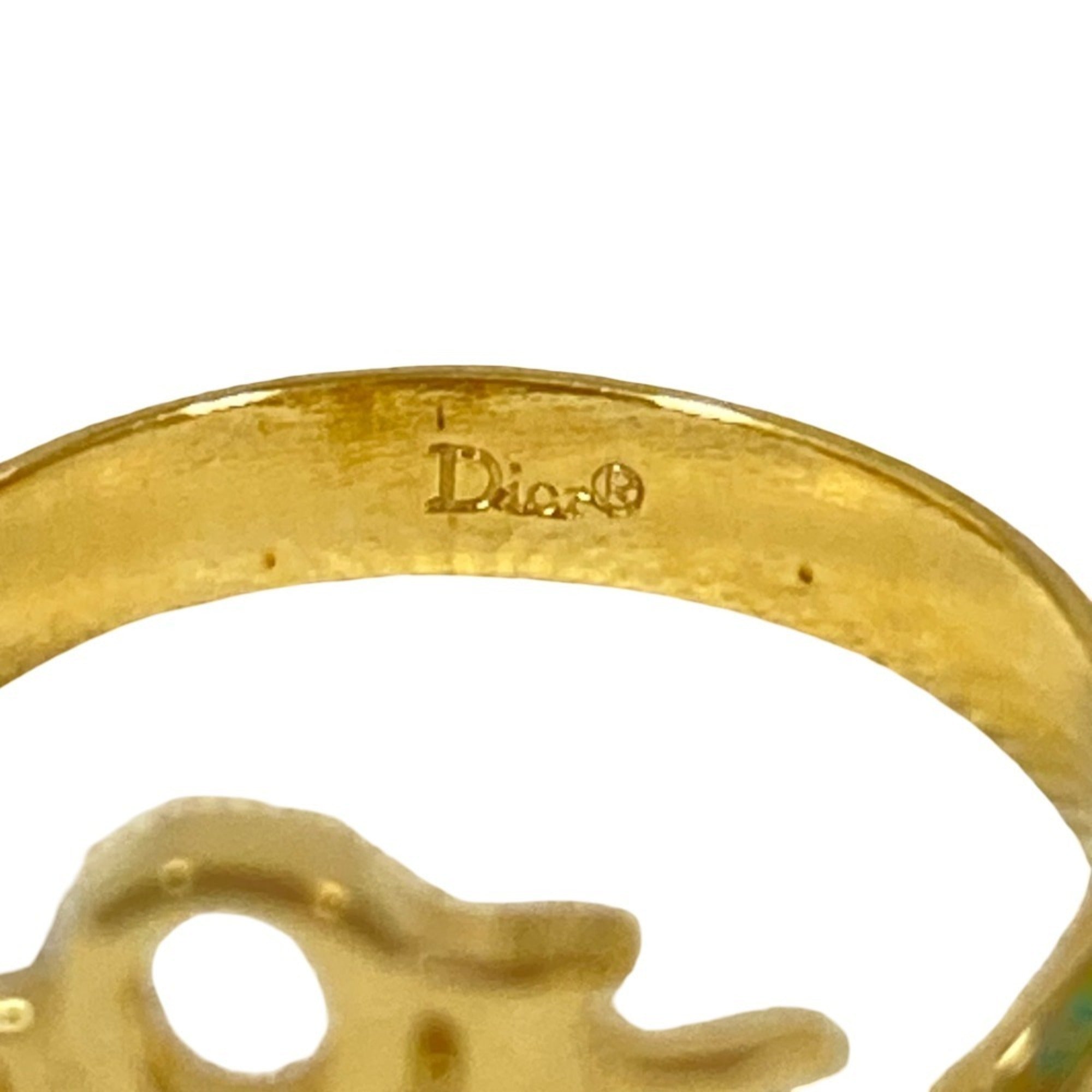 Christian Dior Gold Band Ring (Pre-Owned)