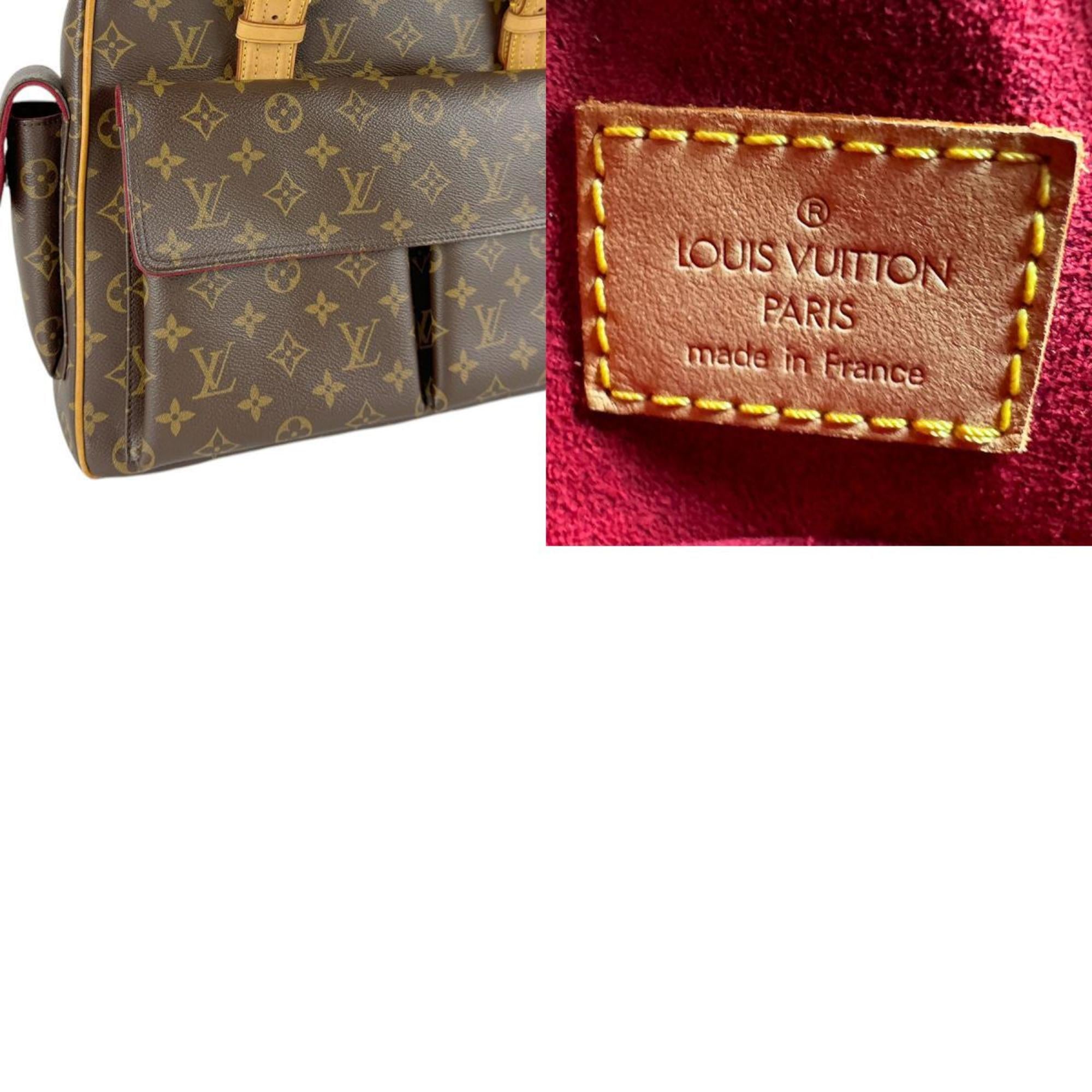 Louis Vuitton Brown Monogram Canvas Handbag (Pre-Owned)