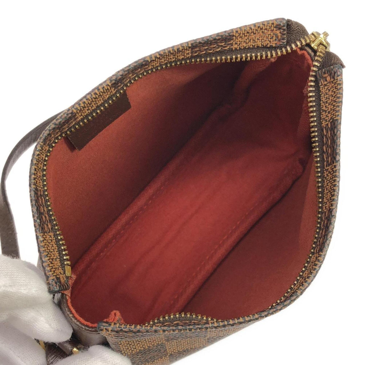 Louis Vuitton Ebene Coated Canvas Pouch (Pre-Owned)
