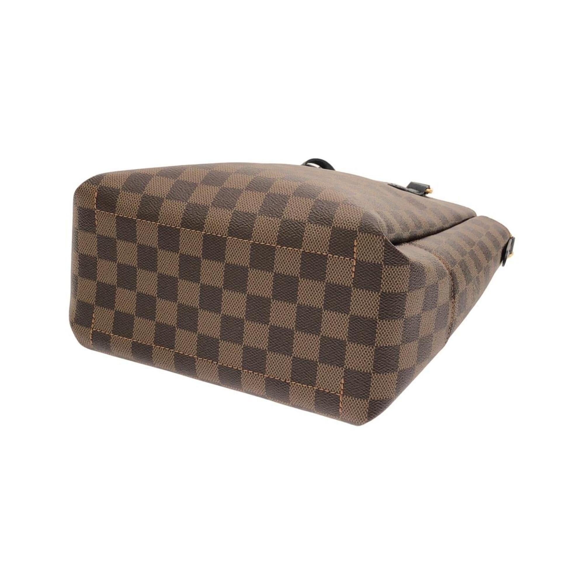 Louis Vuitton Black Damier Canvas Ebene Coated Canvas Handbag (Pre-Owned)