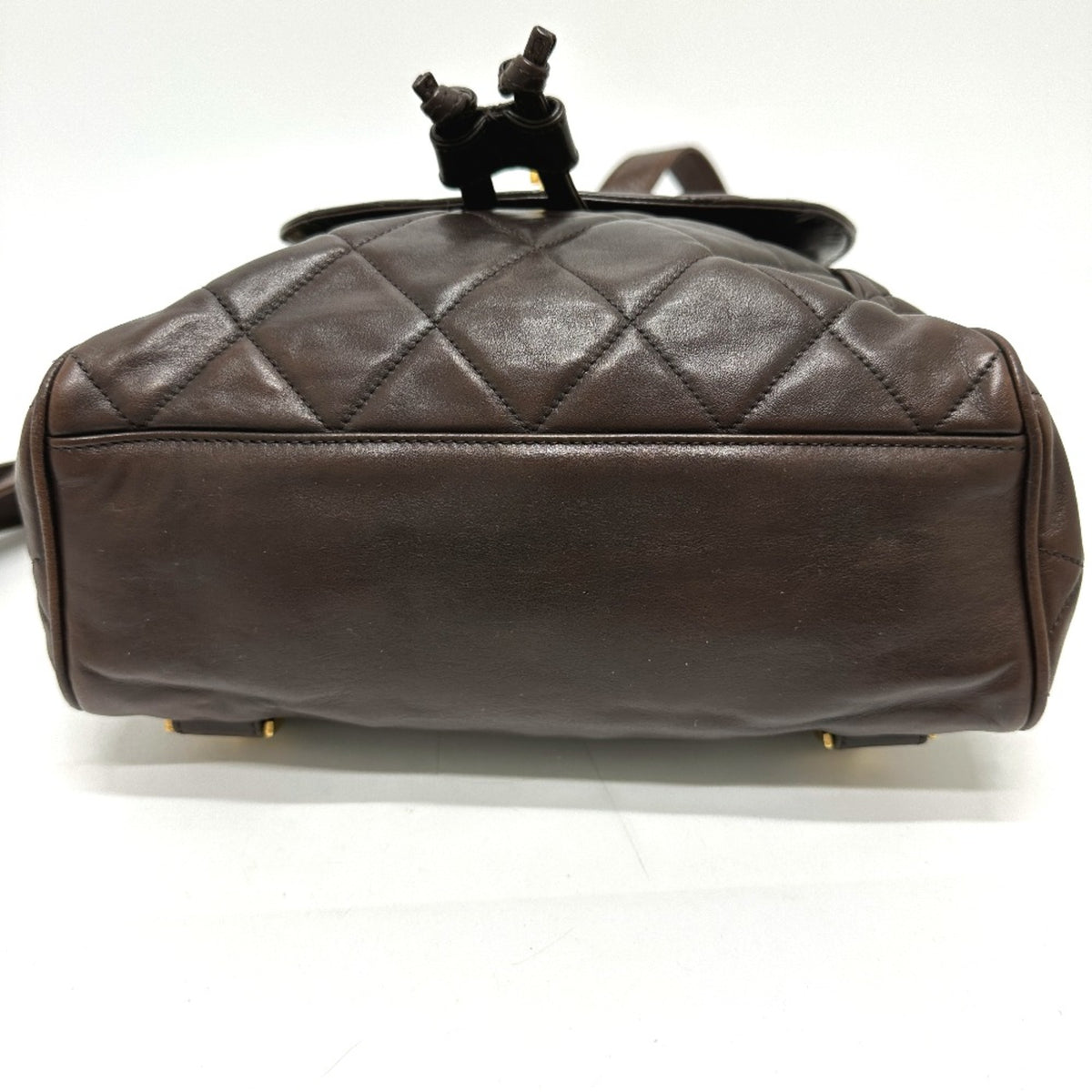 Chanel Brown Leather Backpack (Pre-Owned)