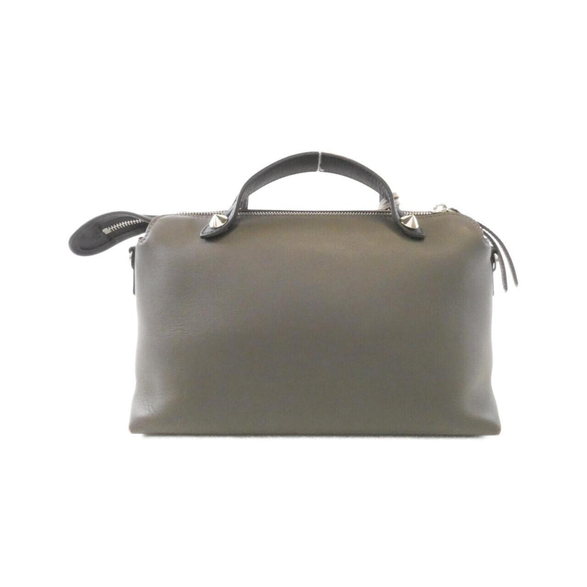 Fendi Gray Multi-Color Leather Handbag (Pre-Owned)