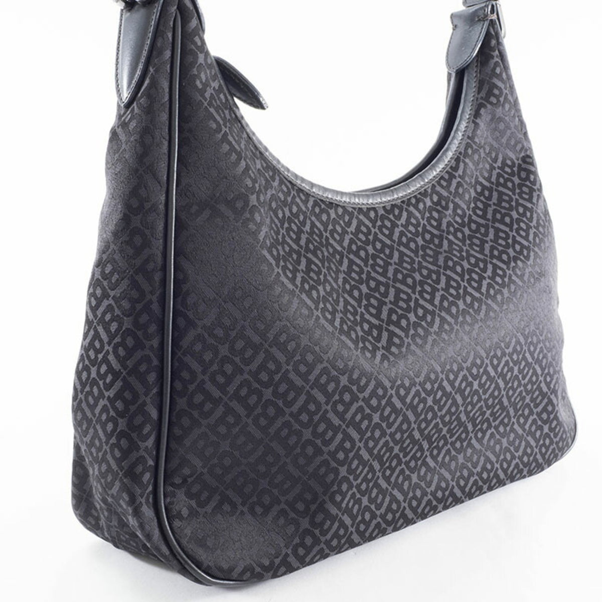 Bally Black Nylon Leather Shoulder Bag (Pre-Owned)