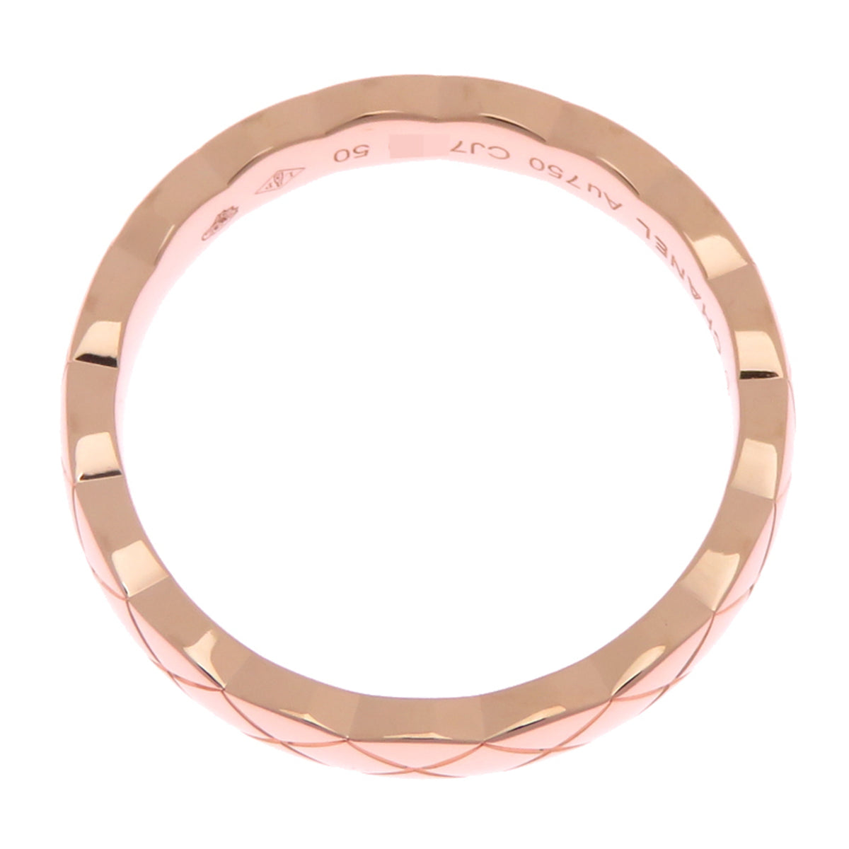Chanel Pink Gold (18K) Band Ring (Pre-Owned)