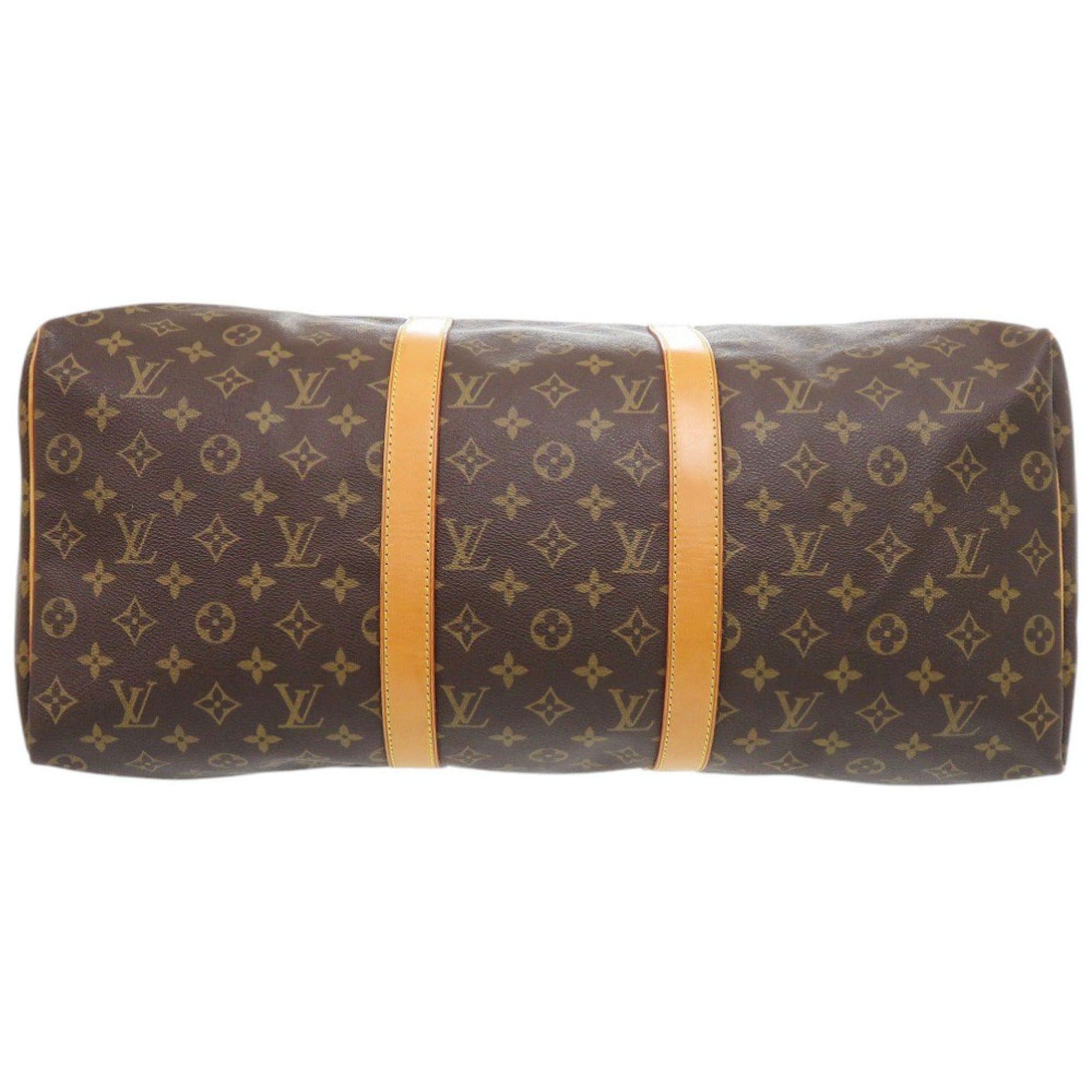 Louis Vuitton Monogram Brown Monogram Canvas Boston Bag (Pre-Owned)