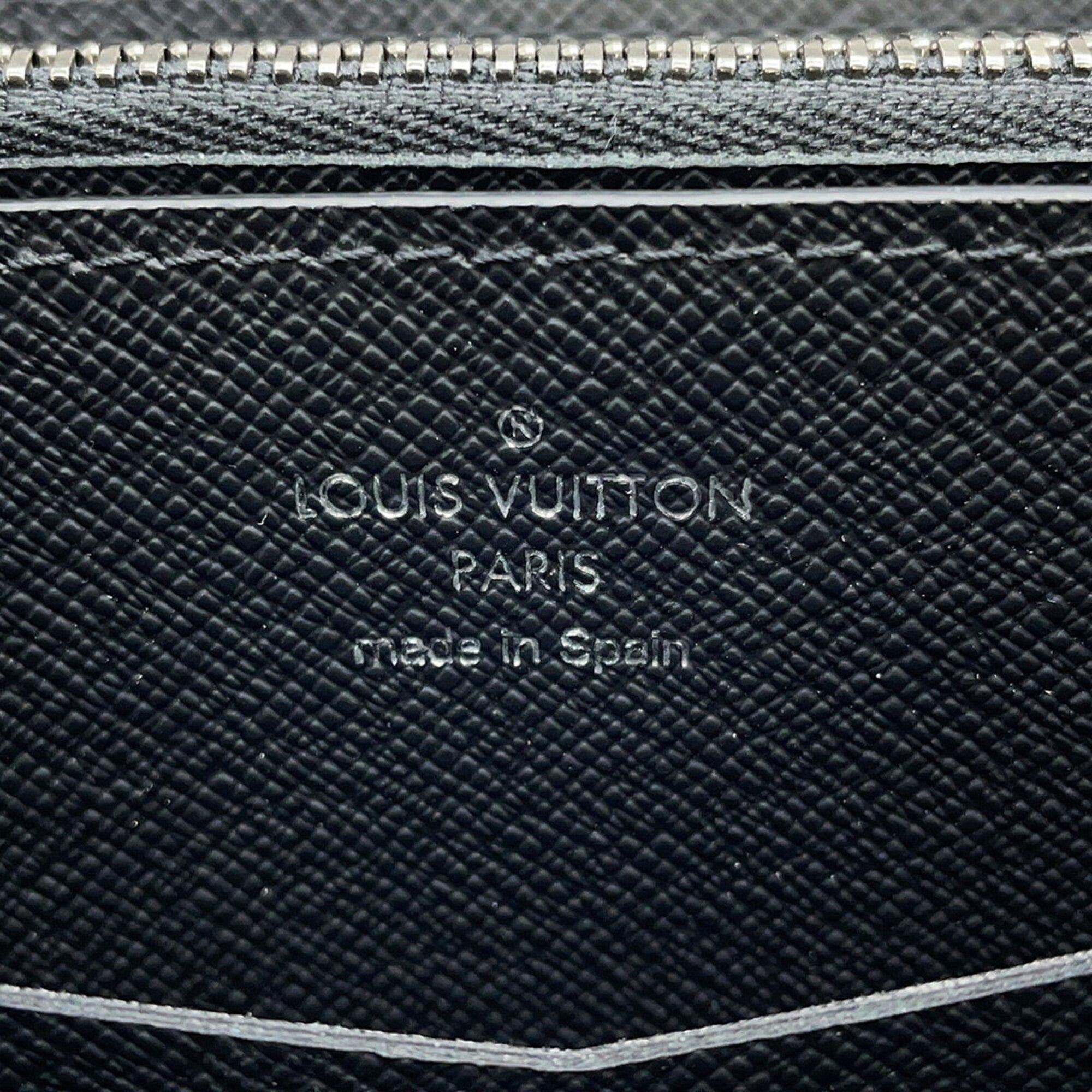 Louis Vuitton Monogram Eclipse Black Noir Monogram Eclipse Long Wallet (Bi-Fold) (Pre-Owned)