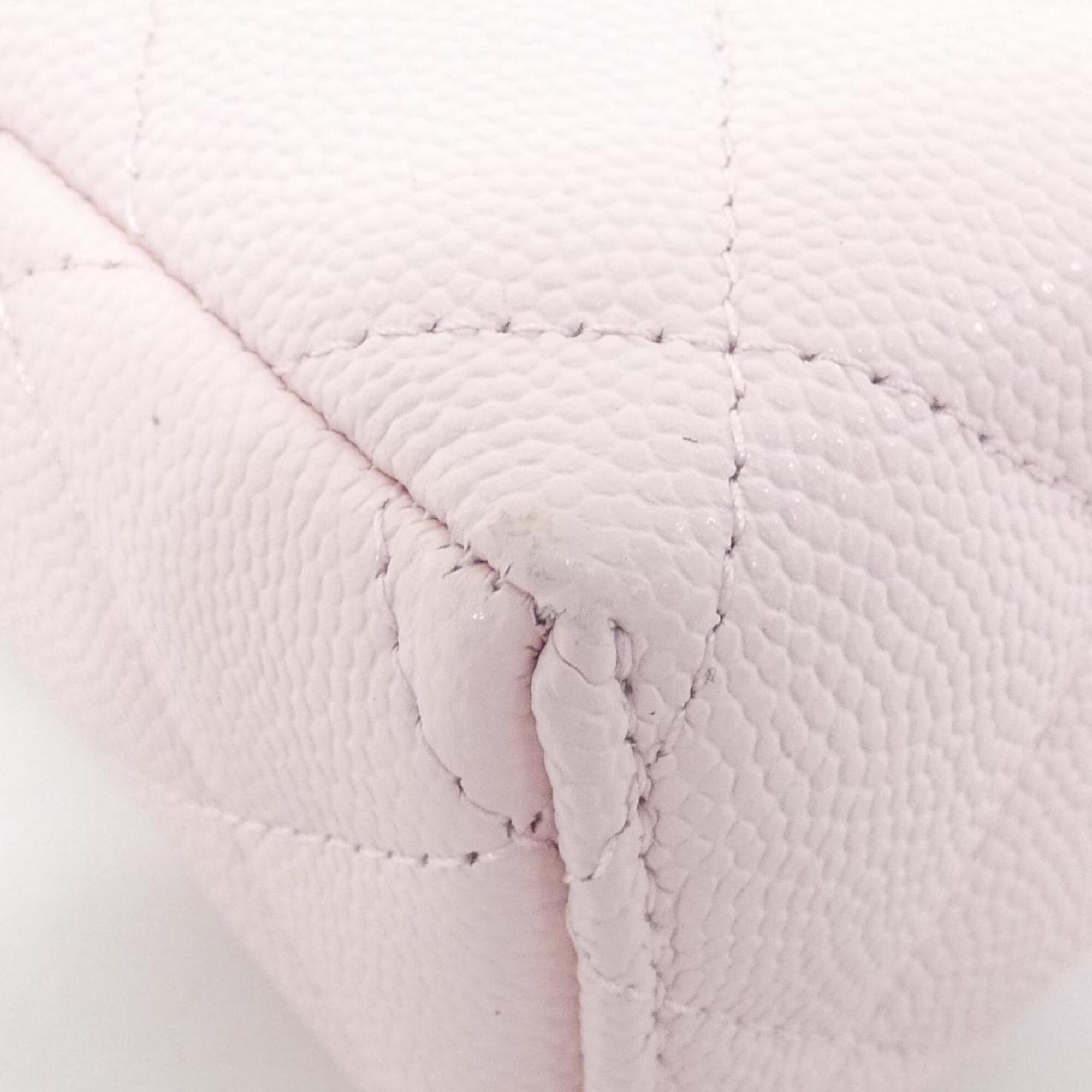 Chanel Pink Grained Calfskin Handbag (Pre-Owned)