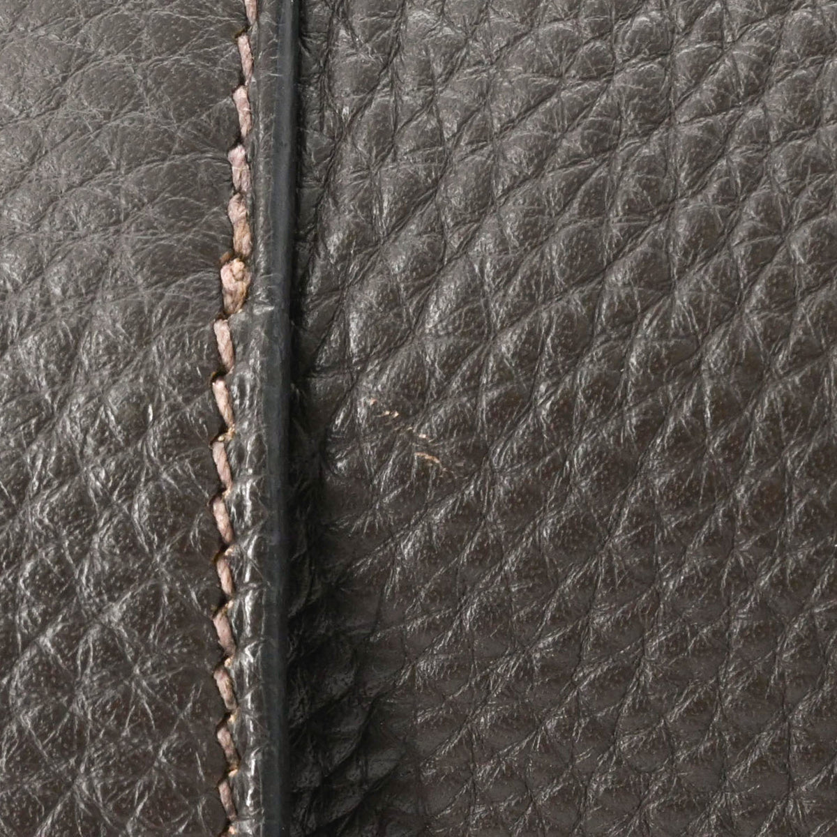 Hermes Caporal Blue Etain Taurillon Clemence Leather Shoulder Bag (Pre-Owned)