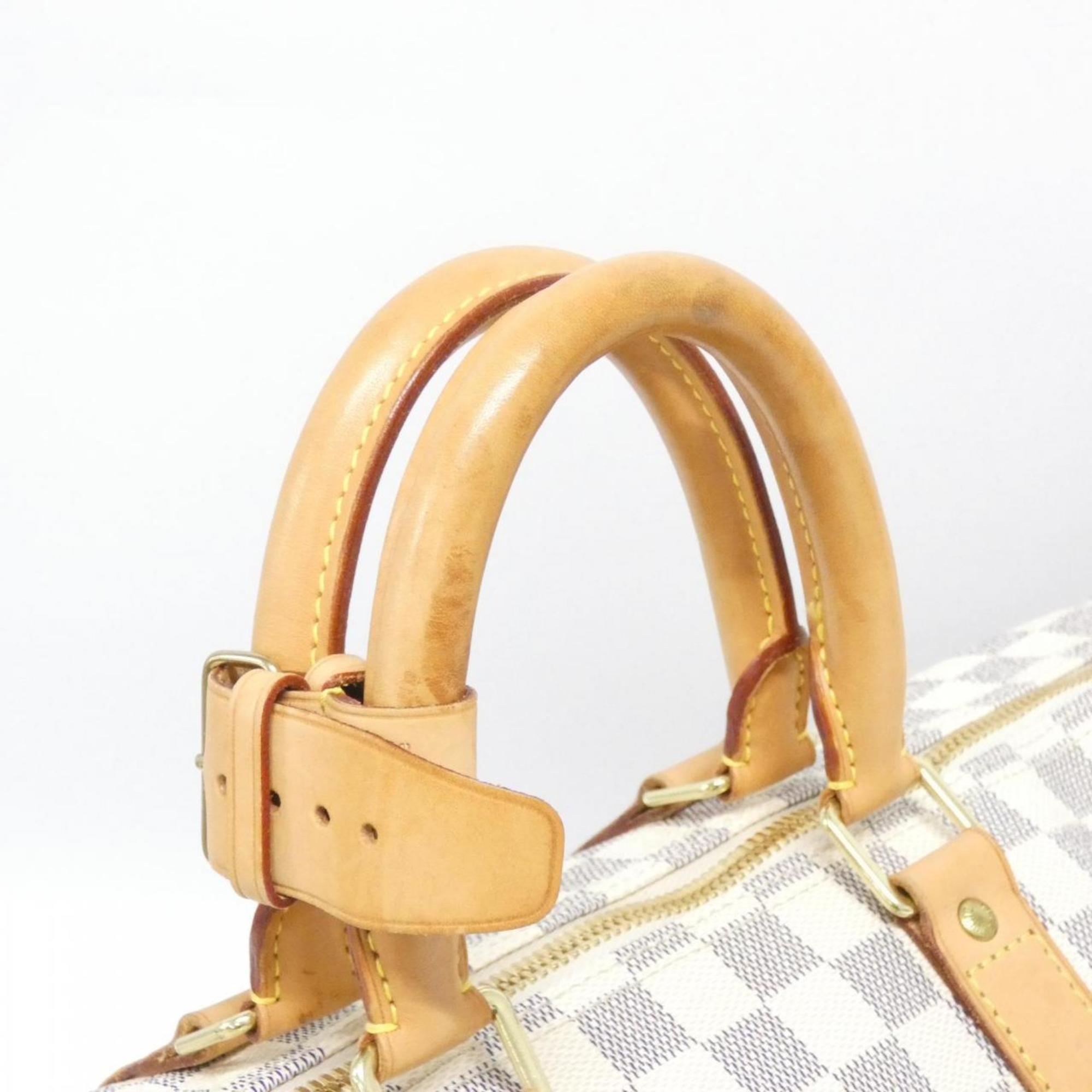 Louis Vuitton Azur Coated Canvas Boston Bag (Pre-Owned)