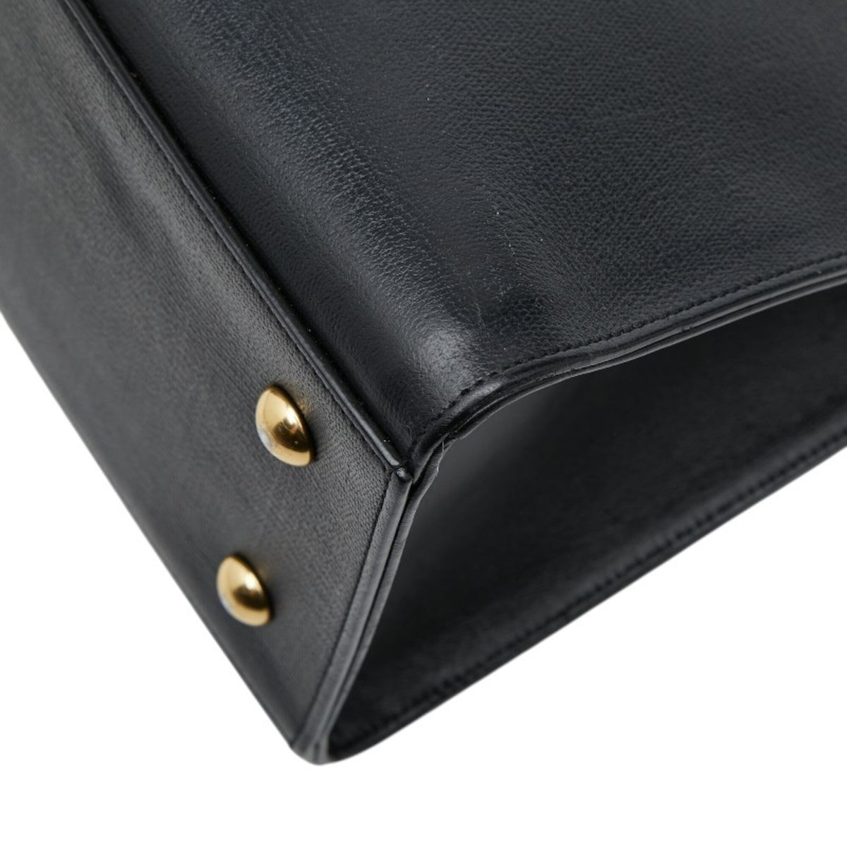 Saint Laurent Black Leather Handbag Shoulder Bag (Pre-Owned)