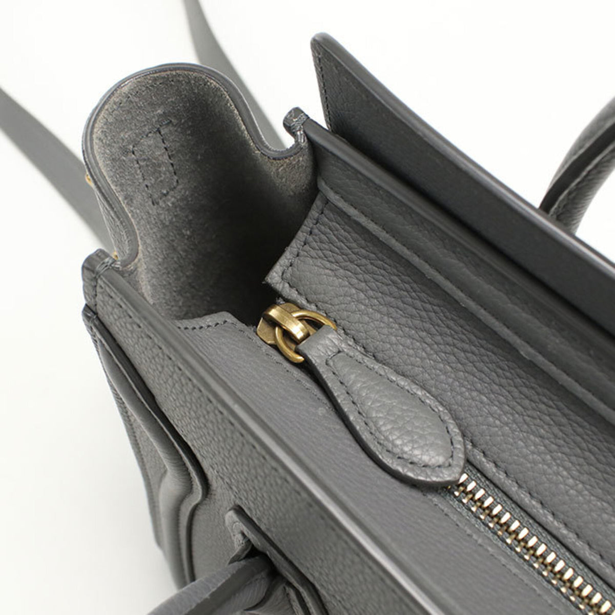 Celine Gray Leather Tote Bag (Pre-Owned)