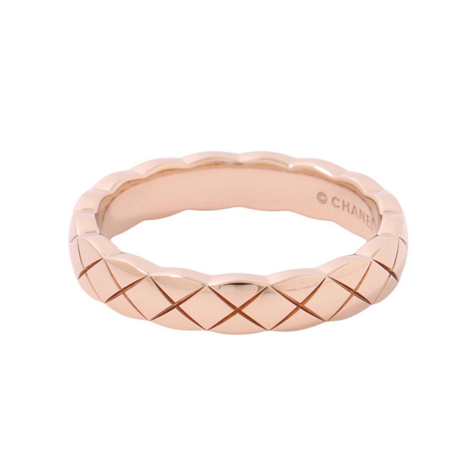 Chanel Pink Gold (18K) Band Ring (Pre-Owned)