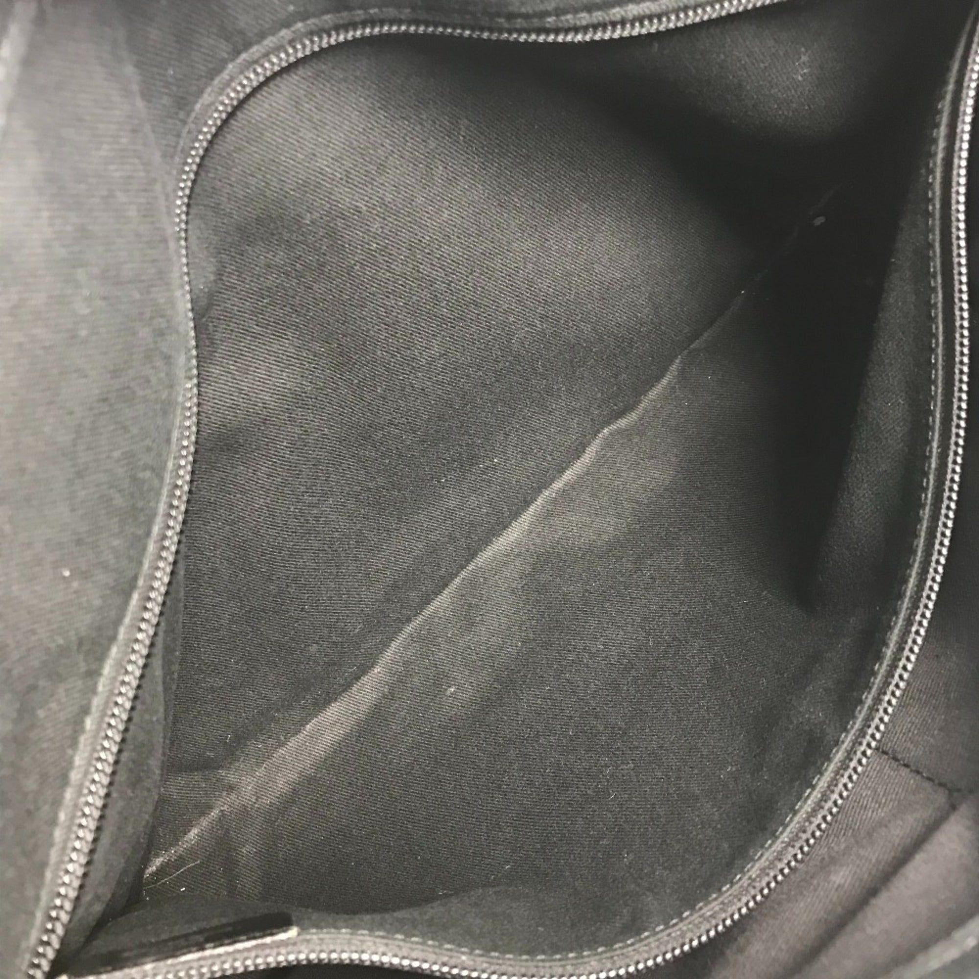 Loewe Beige Black Leather Canvas Handbag Tote Bag (Pre-Owned)