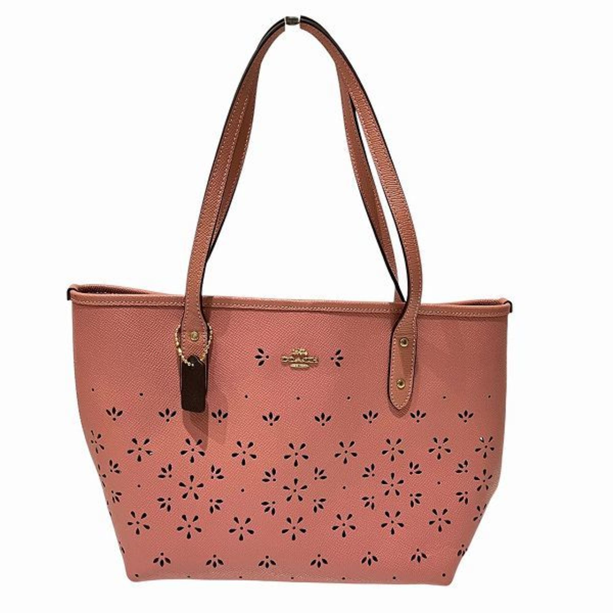 Coach Pink Leather Handbag (Pre-Owned)