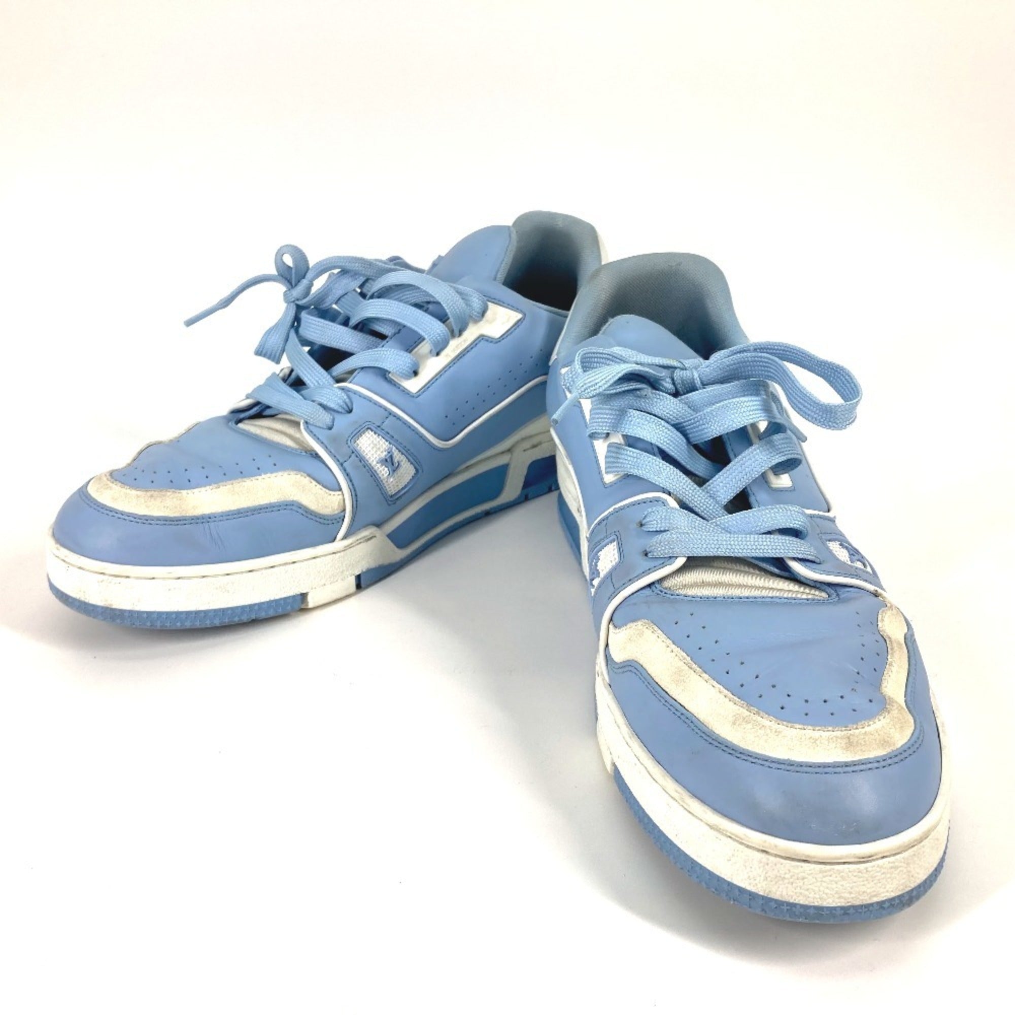 Louis Vuitton Blue White Sneakers (Pre-Owned)