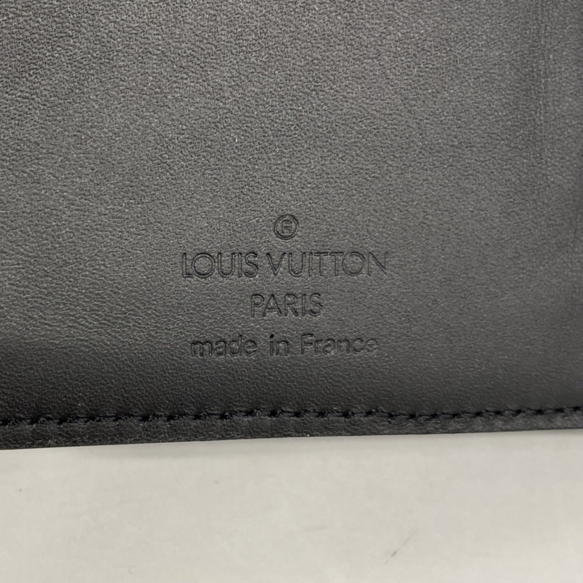 Louis Vuitton Noir Wallet (Tri-Fold) (Pre-Owned)