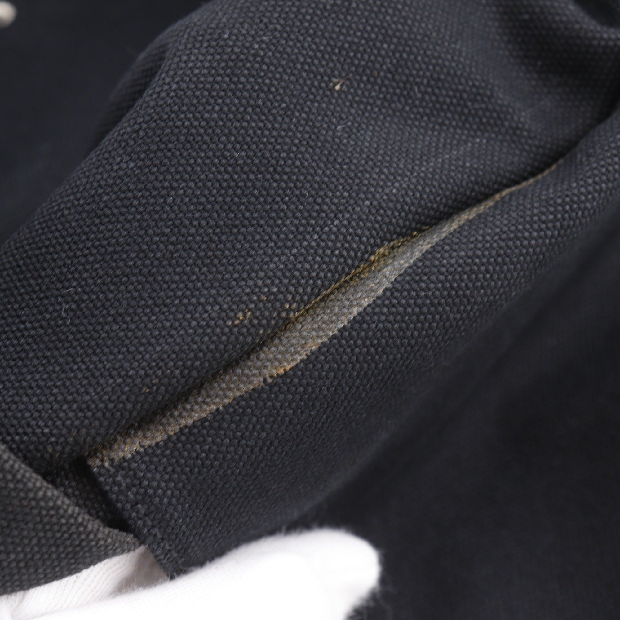 Prada Black Canvas Tote Bag (Pre-Owned)