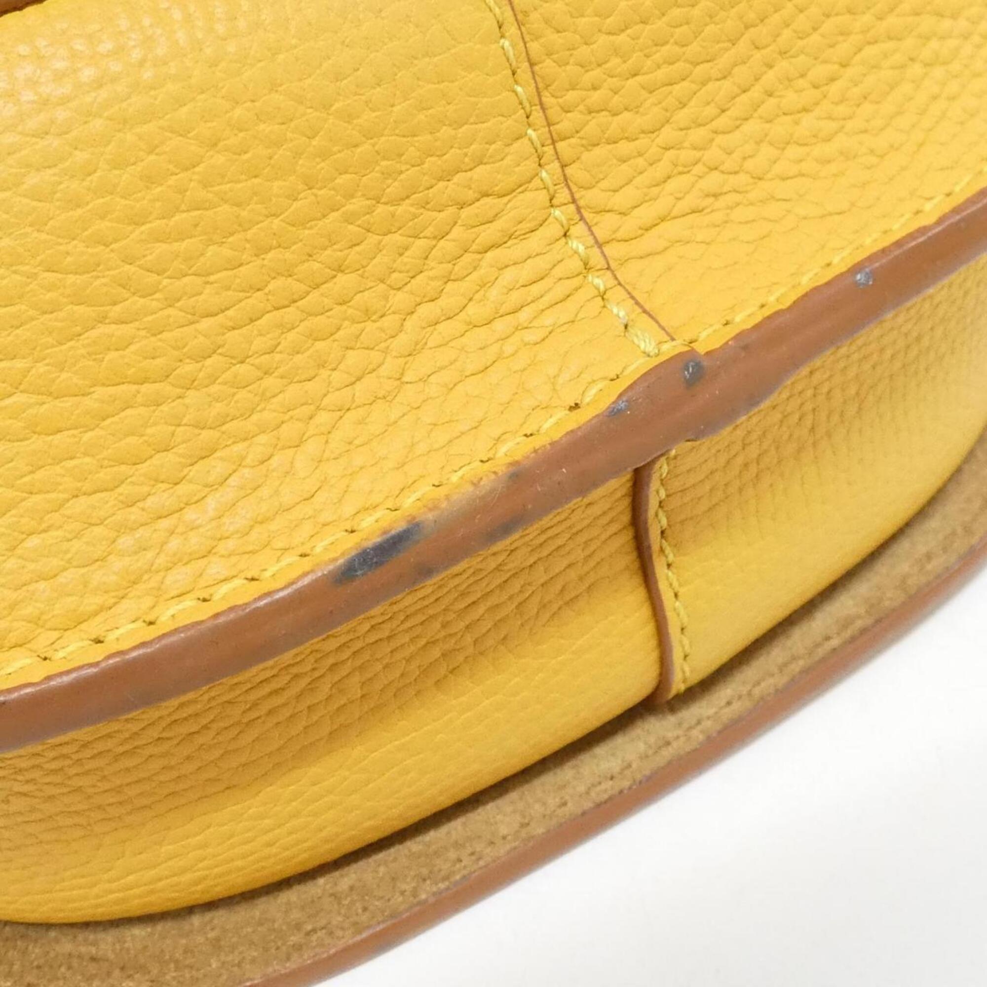 Loewe Yellow Leather Shoulder Bag (Pre-Owned)