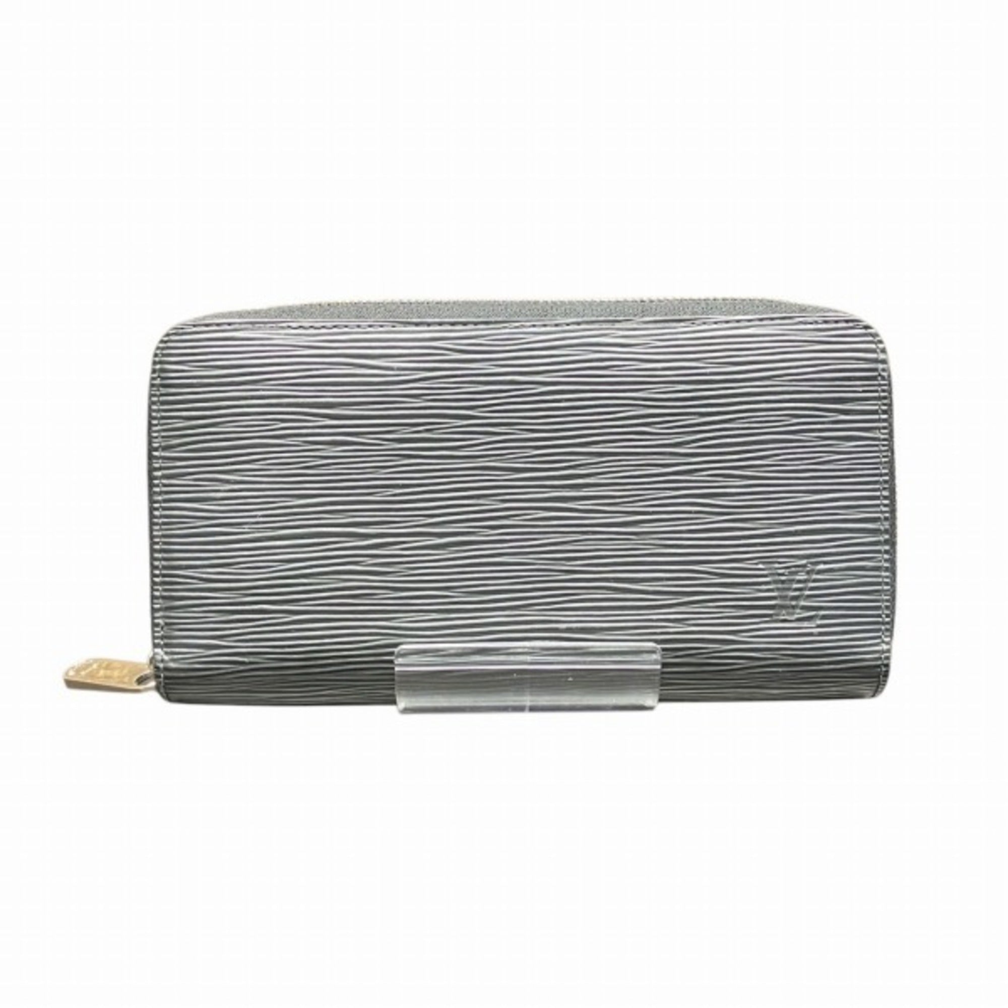 Louis Vuitton Epi Noir Epi Leather Long Wallet (Bi-Fold) (Pre-Owned)