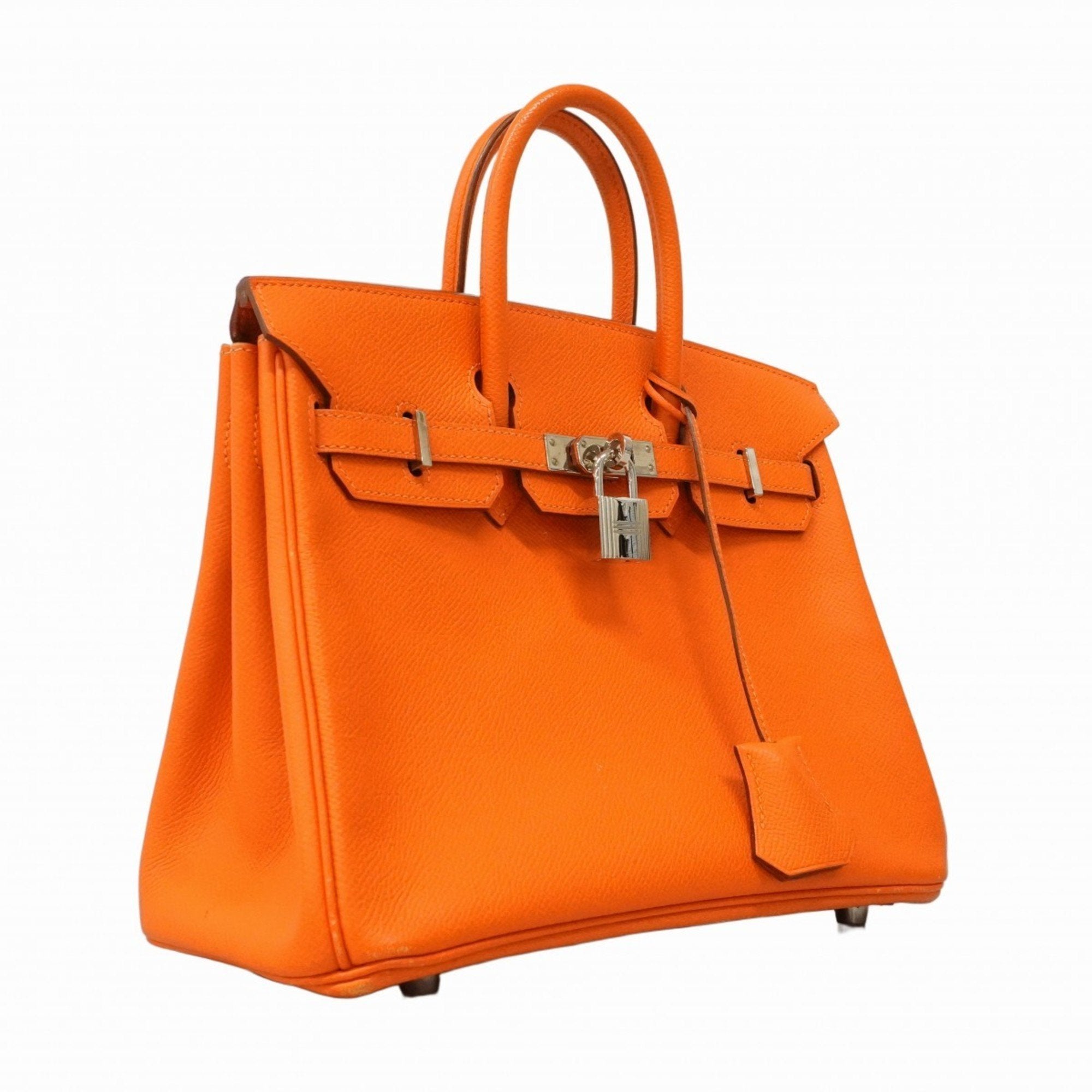 Hermes Orange Epsom Leather Handbag (Pre-Owned)