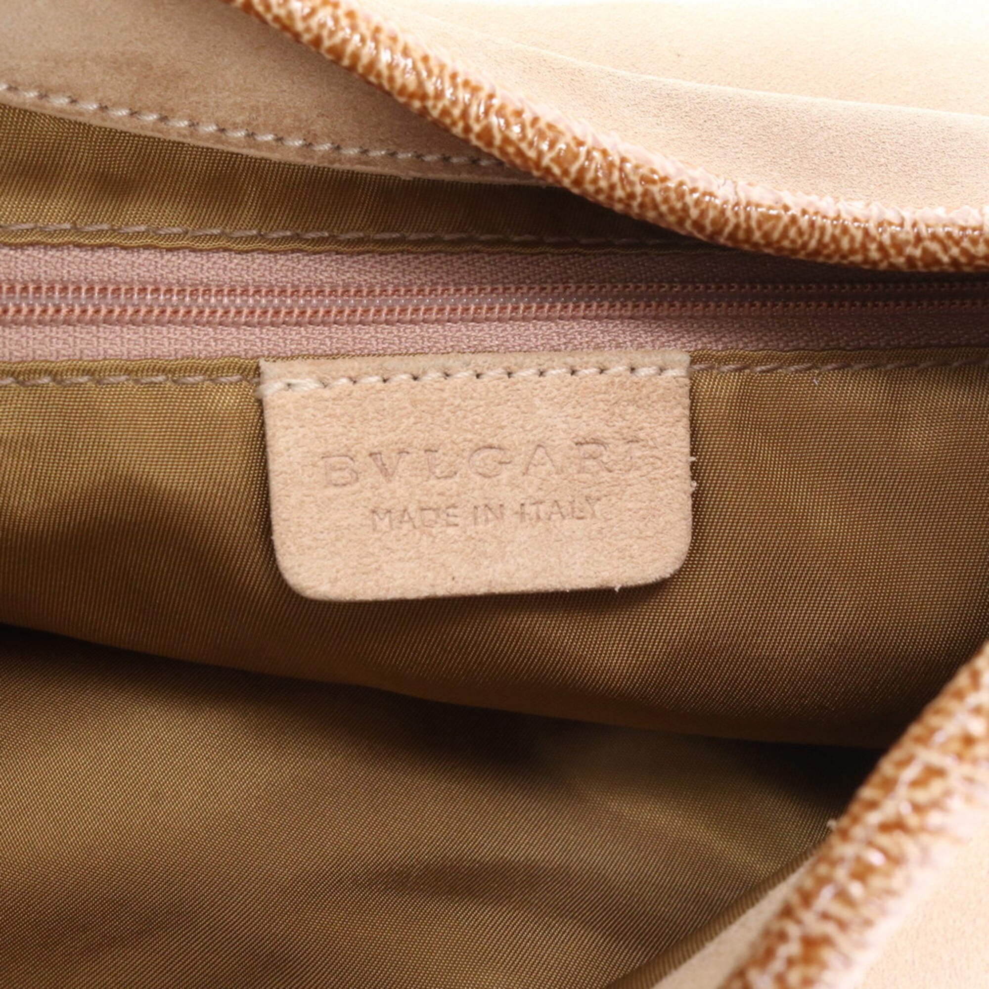 Bvlgari Beige Handbag Shoulder Bag (Pre-Owned)