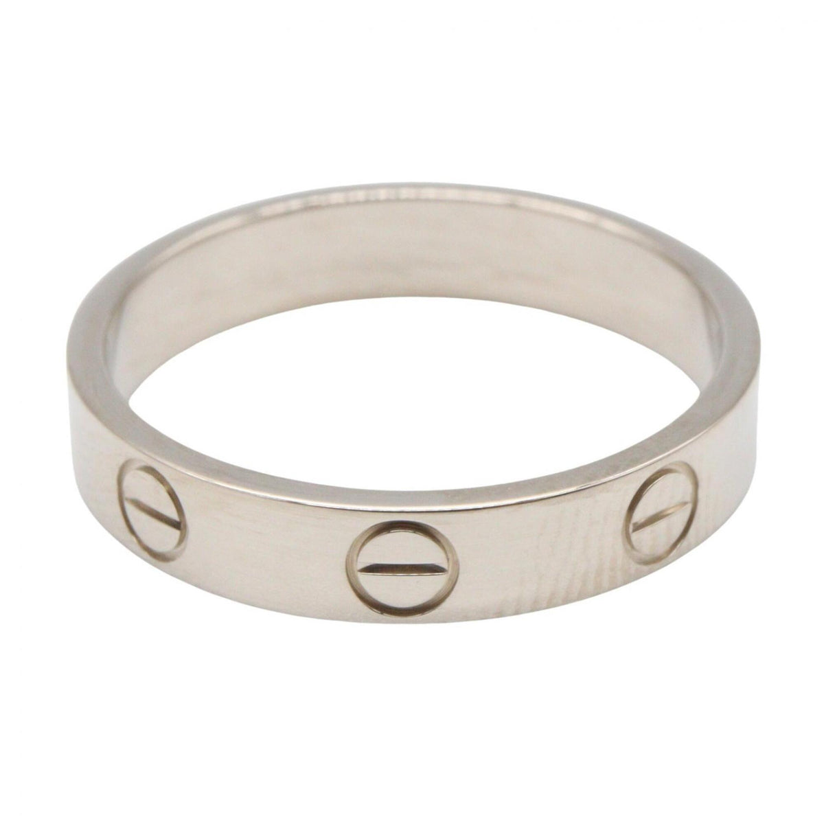 Cartier Silver White Gold (18K) Band Ring (Pre-Owned)
