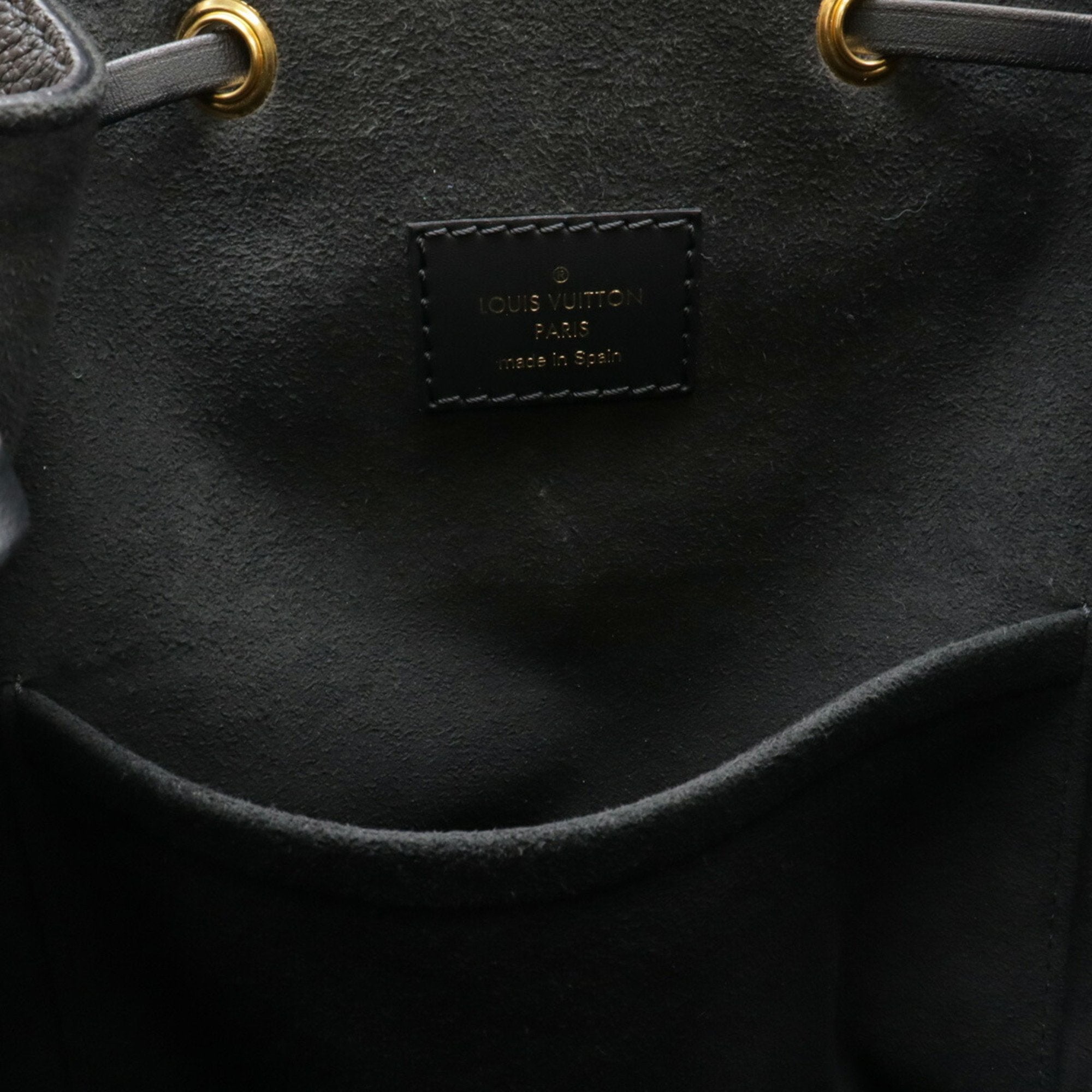 Louis Vuitton Black Noir Monogram Empreinte Leather Backpack (Pre-Owned)