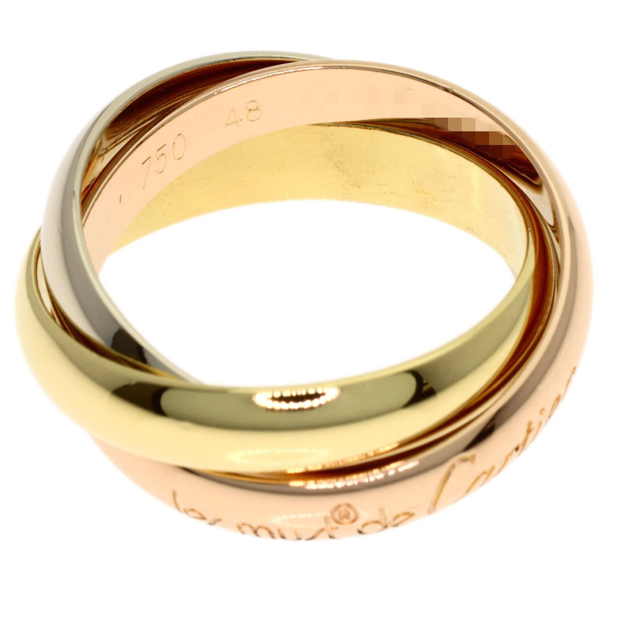 Cartier Yellow Gold (18K) Pink Gold (18K) White Gold (18K) Band Ring (Pre-Owned)